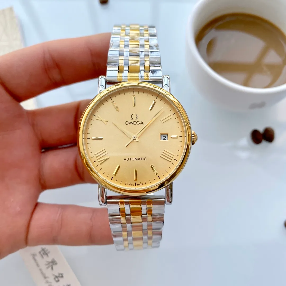 【Foreign trade import】💰1380! Omega (extremely noble and wise work) Gold quality Type: Exquisite men's watch (more excellent) Best design Strap: 316L stainless steel strap (more durable) Very popular Movement: Top mechanical movement (stable) Material: Mineral super strong mirror (wear-resistant) Real men's wise style Strong three-dimensional sense Special design Return with great reputation Size: 40mm in diameter and 12mm thick Smart launch! Welcome to reprint!