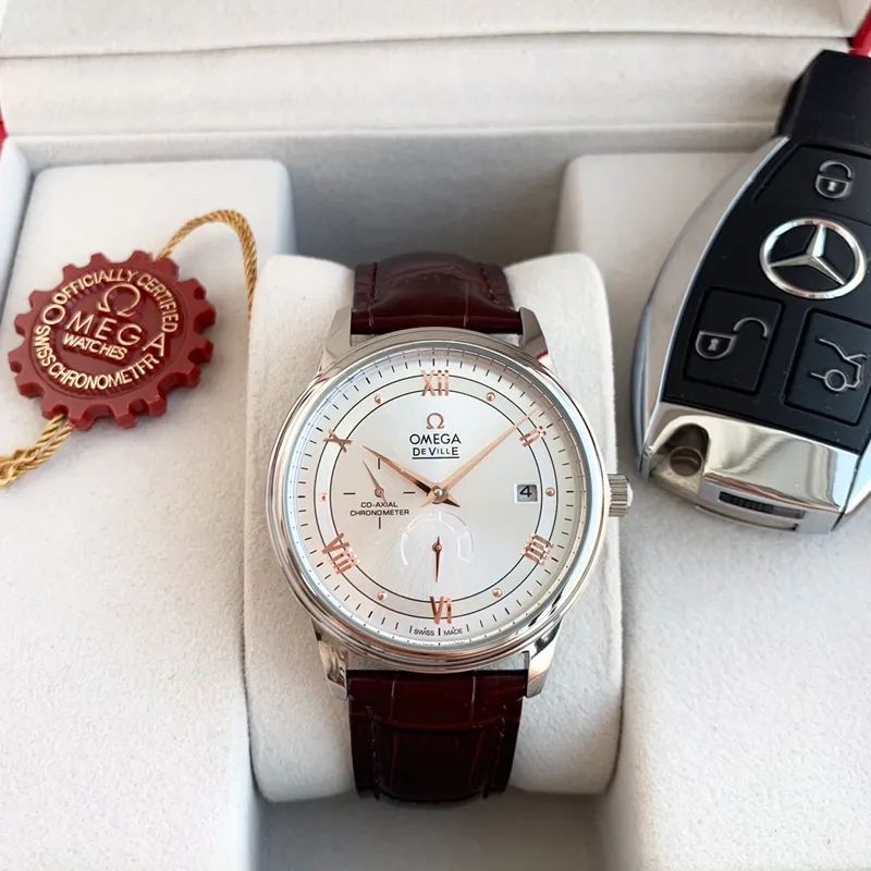 【High-end replica】💰1040! OMEGA - OMEGA🎉 Men's watch Imported Citizen 8215 fully automatic mechanical movement 316L stainless steel case Mineral glass mirror Genuine leather strap/stainless steel strap 39mm diameter and 11mm thick to achieve eternity, appreciate the Omega Master watch