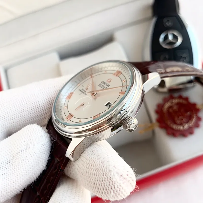 【High-end replica】💰1040! OMEGA - OMEGA🎉 Men's watch Imported Citizen 8215 fully automatic mechanical movement 316L stainless steel case Mineral glass mirror Genuine leather strap/stainless steel strap 39mm diameter and 11mm thick to achieve eternity, appreciate the Omega Master watch