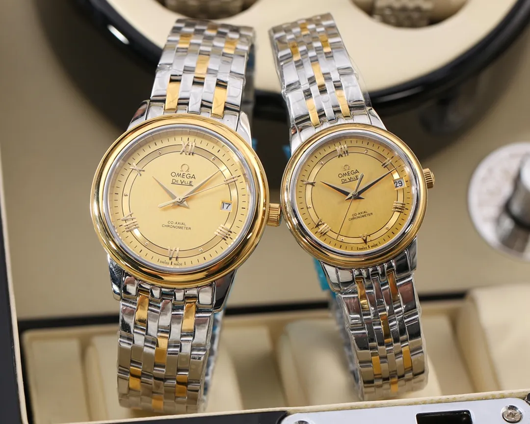 【Foreign Trade Import】💰1300 each! Omega (sincere and elegant, noble hand in hand)🏆🏆[Latest style! ] Type: Exquisite couple watch 🔥🔥[Super waterproof] Strap: Made of 316L stainless steel strap⌚️ (high quality workmanship) Movement: Citizen 8215 movement (precise travel time) [originally imported] Material: sapphire crystal mirror (scratch-resistant) Timeless 💕True love is priceless 💕Harmonious beauty is immortal 💕Witness the memory of love💕 Size: Male diameter 41mm, thickness 11mm, female diameter 32mm, thickness 11mm, coming hand in hand! 🦋Welcome to reprint!