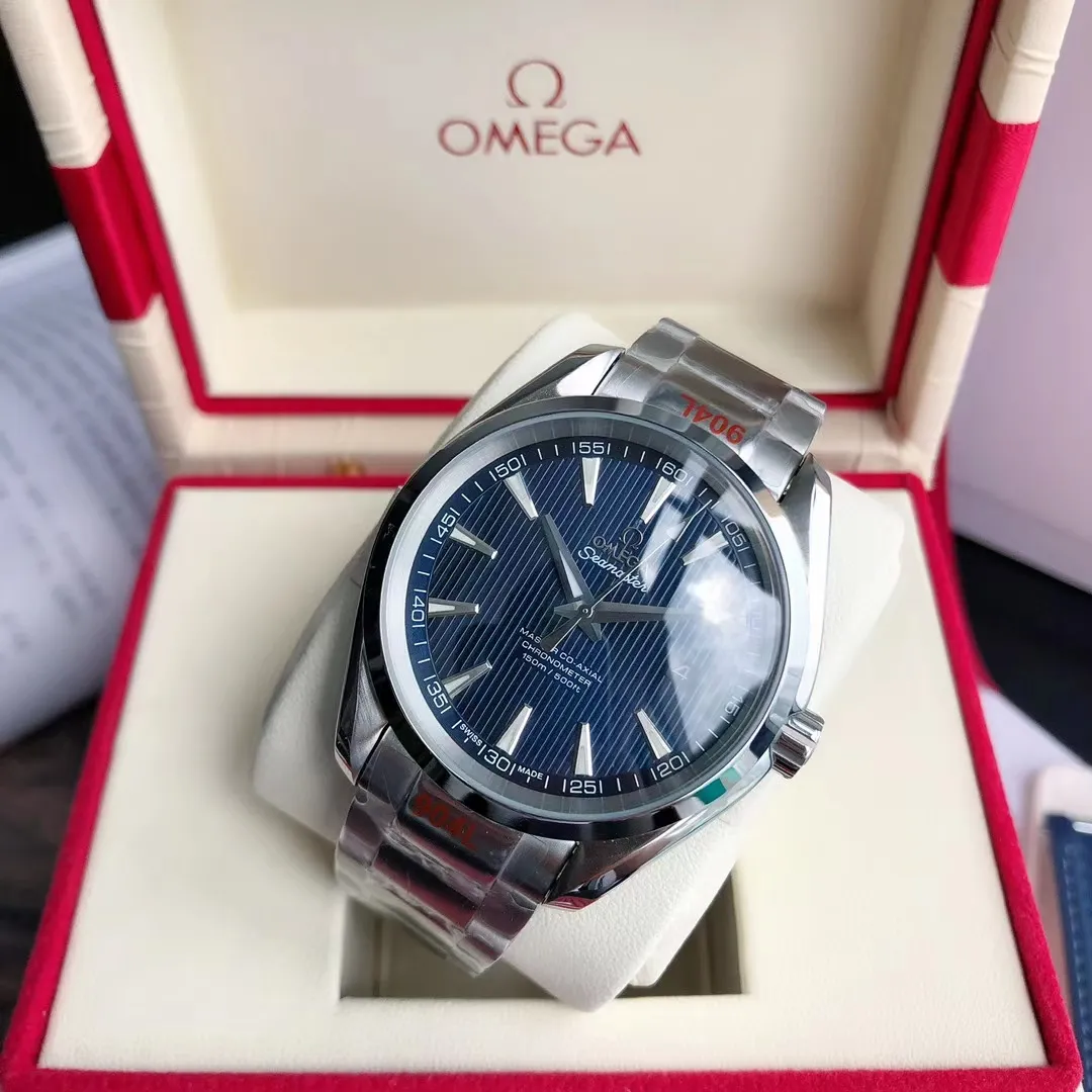 【Customized all-in-one machine】💰1720! Omega Seamaster 150-meter watch [Ocean charm, classic hot model] The classic and timeless design is very characteristic of the Omega brand [Movement] Equipped with the imported brand new Citizen 9015 all-in-one automatic mechanical movement, accurate and durable, highly recognized by watch friends [Case] 316L stainless steel case, modified and beautiful body, original consistent 41.5mm diameter, curved dial, depth waterproof to 200 meters [Bracelet] imported fine steel strap Equipped with the original folding clasp of the same material, the details are synchronized with the original product ⚠️Please look for the exclusive quality produced by GD
