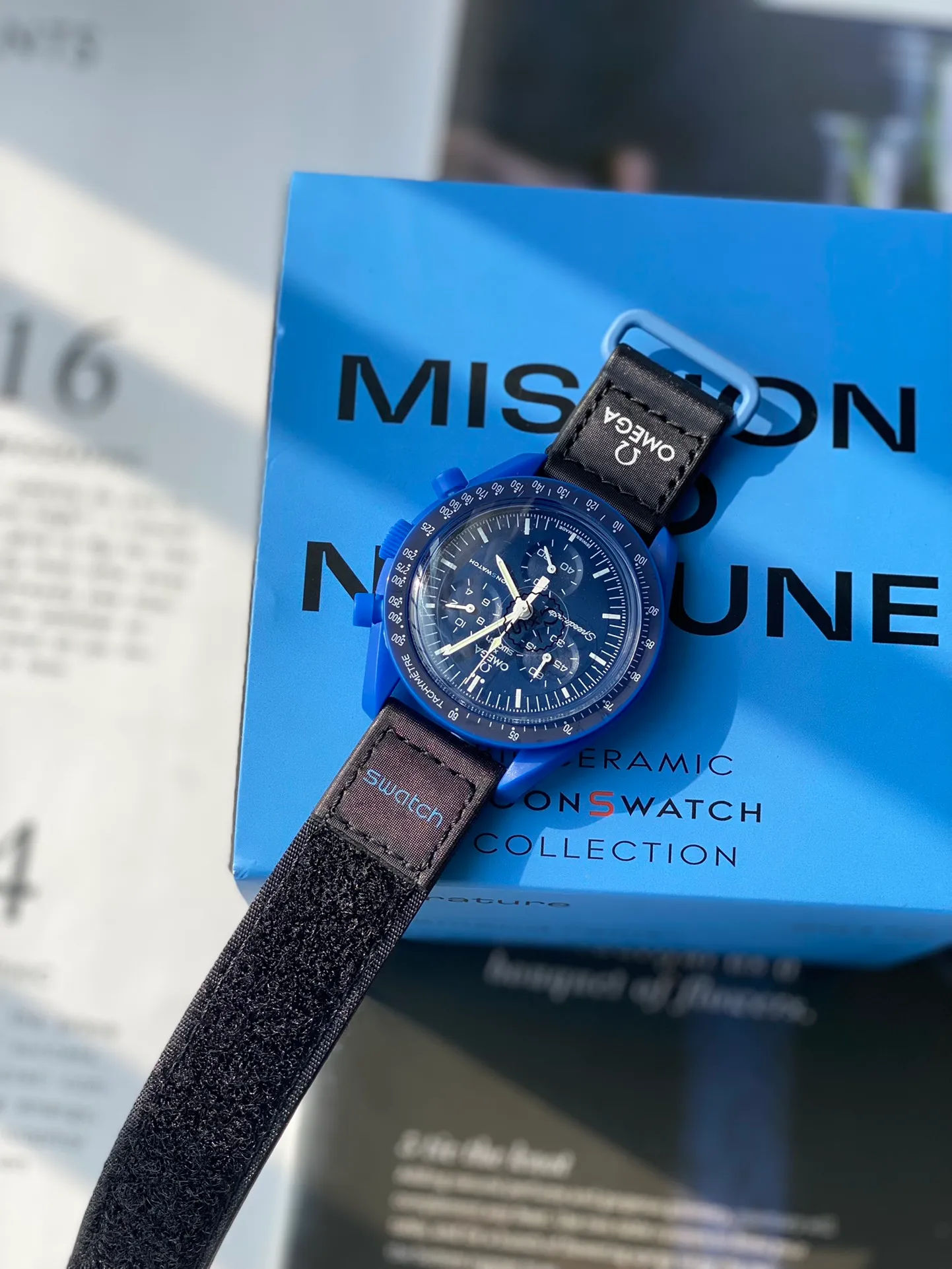 [Original order quality] 💰700! 【Purchasing quality】💰960! It’s hard to find a watch in the world❗️❗️❗️Omega x Swatch co-branded watch is here! ! !  A total of 11 models 🔵 respectively represent the sun, Mercury, Venus, Earth, Mars, Jupiter, Saturn, Uranus, Neptune, Moon, and Pluto in the solar system. Internally equipped is Swatch’s quartz chronograph movement. Interestingly, the battery cover of each watch is printed with a photo of the planet represented by the watch. The photo is said to be provided by NASA.