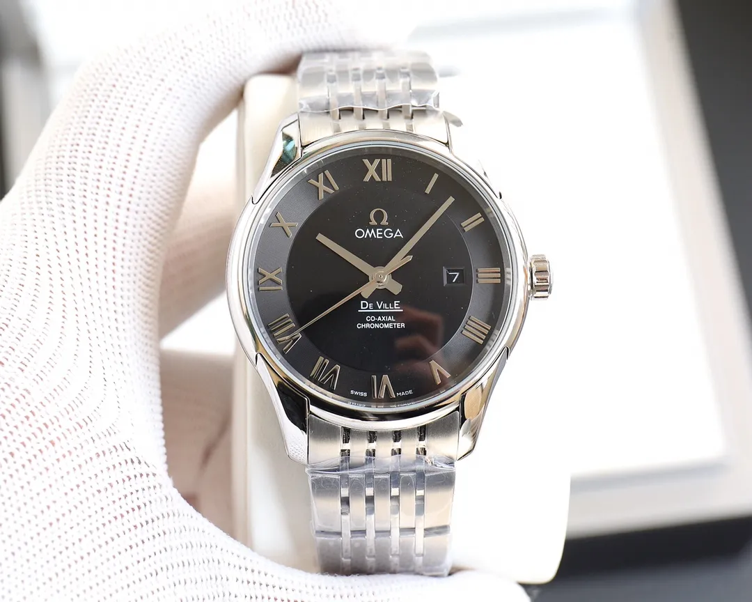 【High-end replica】💰1240! 【Customized all-in-one machine】💰1760! Omega De Ville series men's mechanical watch, a new upgraded version will arrive in 2023. The modified quality is exclusively customized with a special design of the 8500 movement splint. [Movement] Re-engraved and restored 8500 coaxial movement, with a see-through bottom showing the movement at a glance, perfectly presented. [Case] 316L stainless steel case, made with exclusive CNC technology, with arched wear-resistant super strong glass, clear text lines and well-proportioned checkering. Three degrees waterproof, watch diameter 41/11mm [Watch chain] Italian imported cowhide leather strap with original folding clasp or 316 stainless steel original clasp optional. The exclusive quality code is 83145368.