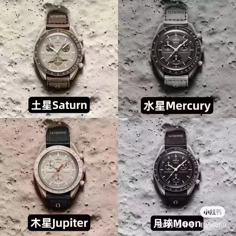 [Original order quality] 💰700! 【Purchasing quality】💰960! It’s hard to find a watch in the world❗️❗️❗️Omega x Swatch co-branded watch is here! ! !  A total of 11 models 🔵 respectively represent the sun, Mercury, Venus, Earth, Mars, Jupiter, Saturn, Uranus, Neptune, Moon, and Pluto in the solar system. Internally equipped is Swatch’s quartz chronograph movement. Interestingly, the battery cover of each watch is printed with a photo of the planet represented by the watch. The photo is said to be provided by NASA.