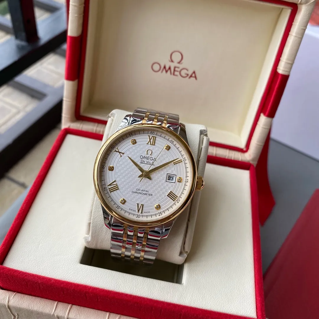 【High-end replica】💰1300! Omega-Omega‼ ️Exquisite men's watch🌹🌹🌹Classic three-hand design, noble and gentlemanly style, excellent quality, hot selling all over the city. Using fully automatic imported Citizen 8215 mechanical movement, top-grade 316 fine steel case, imported calfskin strap, mineral super mirror, size 40mm🔥Top product, high quality products constantly🔥
