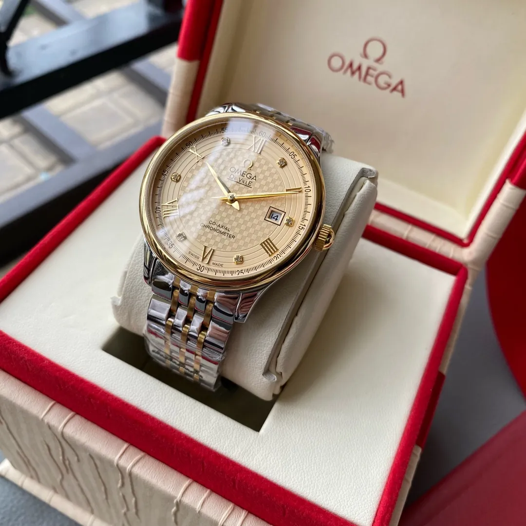 【High-end replica】💰1300! Omega-Omega‼ ️Exquisite men's watch🌹🌹🌹Classic three-hand design, noble and gentlemanly style, excellent quality, hot selling all over the city. Using fully automatic imported Citizen 8215 mechanical movement, top-grade 316 fine steel case, imported calfskin strap, mineral super mirror, size 40mm🔥Top product, high quality products constantly🔥