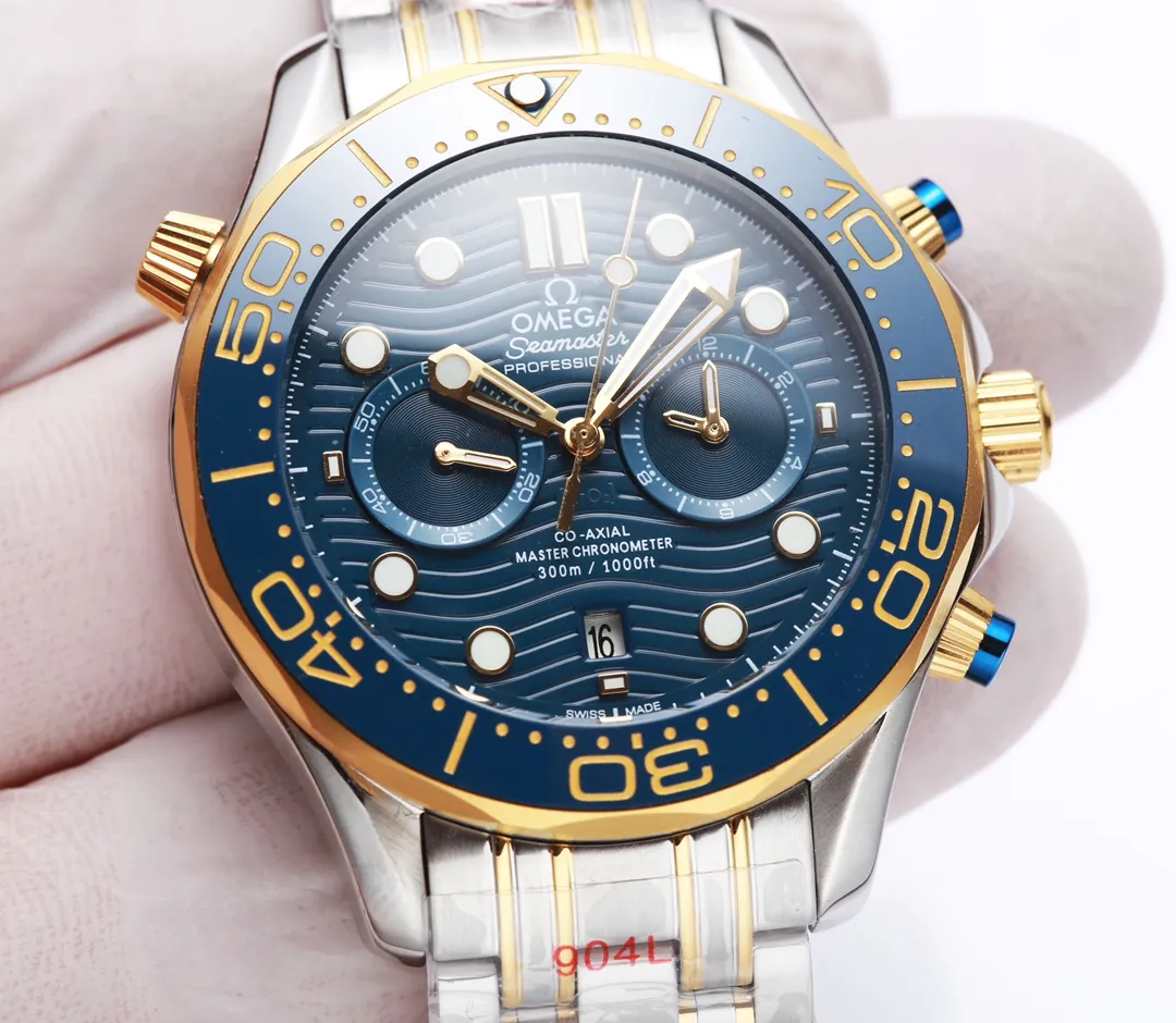 【High-end replica】💰1440! [Strong hot model👴🏻Steel men] The top quality upgrade of major manufacturers in 2022, the new Omega Seamaster series 300-meter multi-functional 5-pin design diving watch has arrived🎉Feedback is coming! Always adhering to practical value, there is no best, only better upgrade concepts to reach the top again! [Movement] Equipped with a brand new automatic mechanical movement, original transparent bottom design, 0️⃣ repair, accurate running time, strong practicality [Case] ​​Made of 316L stainless steel case, equipped with the only original ceramic one-way rotating timing ring in its class. The exclusive version is consistent with the original ceramic ring. 🆚Wear-resistant, anti-scratch⚙️High quality [Mirror high-definition reinforced coating, anti-scratch and anti-wear mirror. [Bracelet] 316 fine steel nine-bead bracelet, equipped with the only original push-pull adjustable clasp in its class. The dial adopts two-color ice blue luminous synchronization