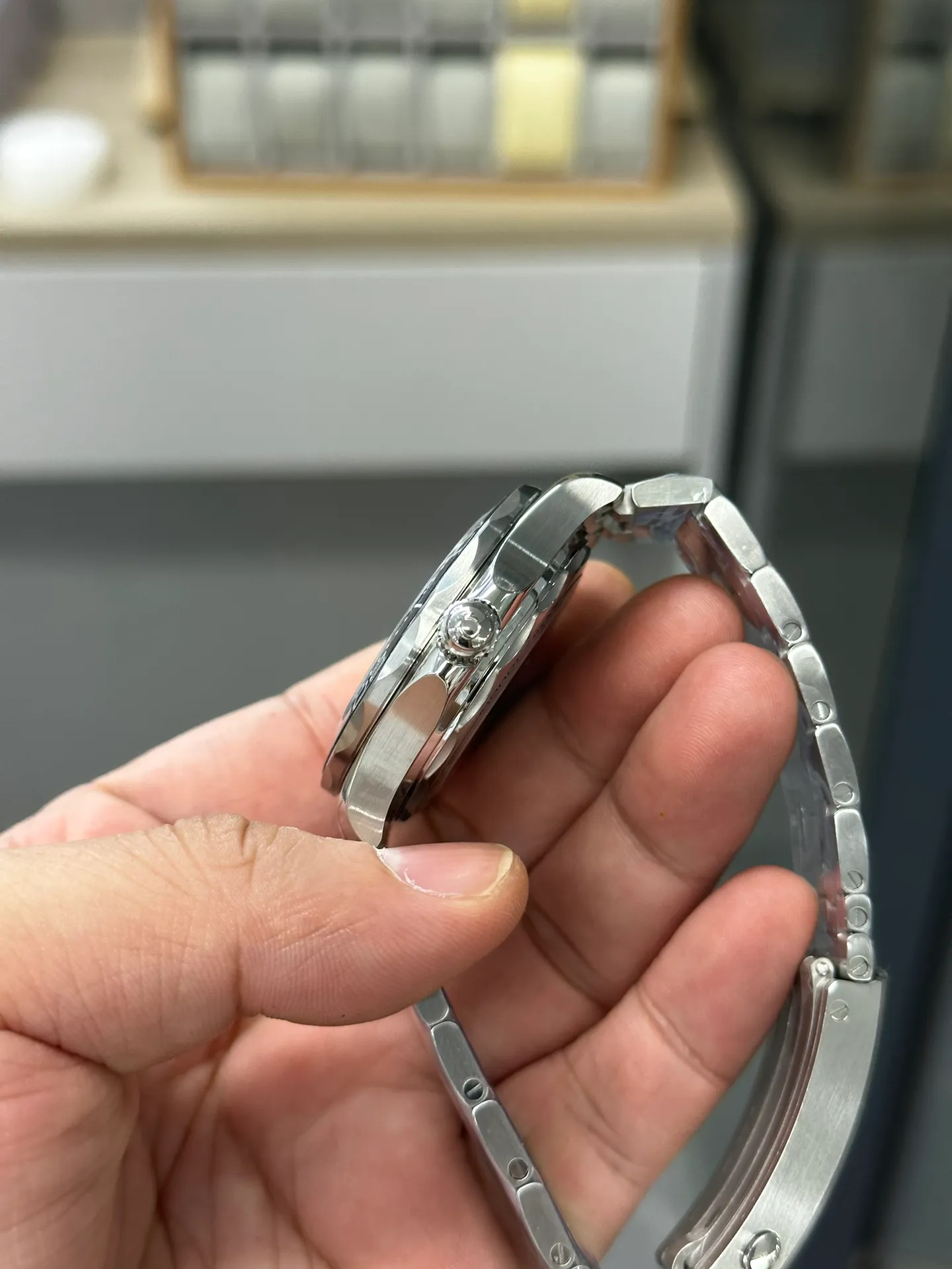 Omega Seamaster 300 white real shot❤️