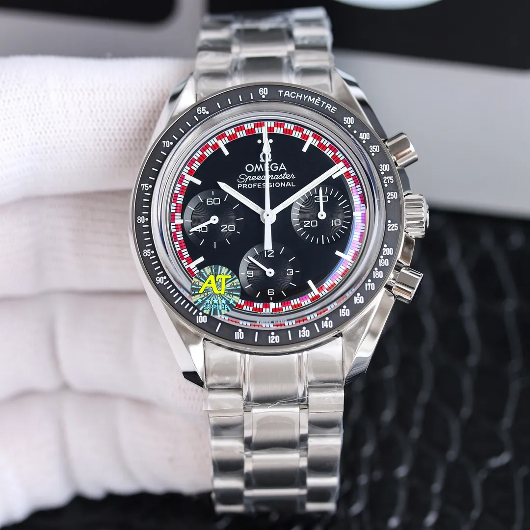 The new Omega Moon Landing Speedmaster is back [Professional Moon Watch] The core of the Speedmaster story is that Armstrong was taken to the moon (the watch was left in the space capsule). The case is made of imported 316 stainless steel, made of Lasha, with exquisite angles and three-dimensional clarity. It is equipped with a ceramic bezel. The luminous dial is made of luminous materials imported from Switzerland after repeated printing processes. It is paired with a sapphire crystal mirror on the lid. The case size is 42 mm and can be paired with a stainless steel strap or a "NATO" NATO military strap. The movement uses a classic manual winding chronograph movement (1863). Only after playing with a manual chronograph movement is it complete! You won’t know until you try!