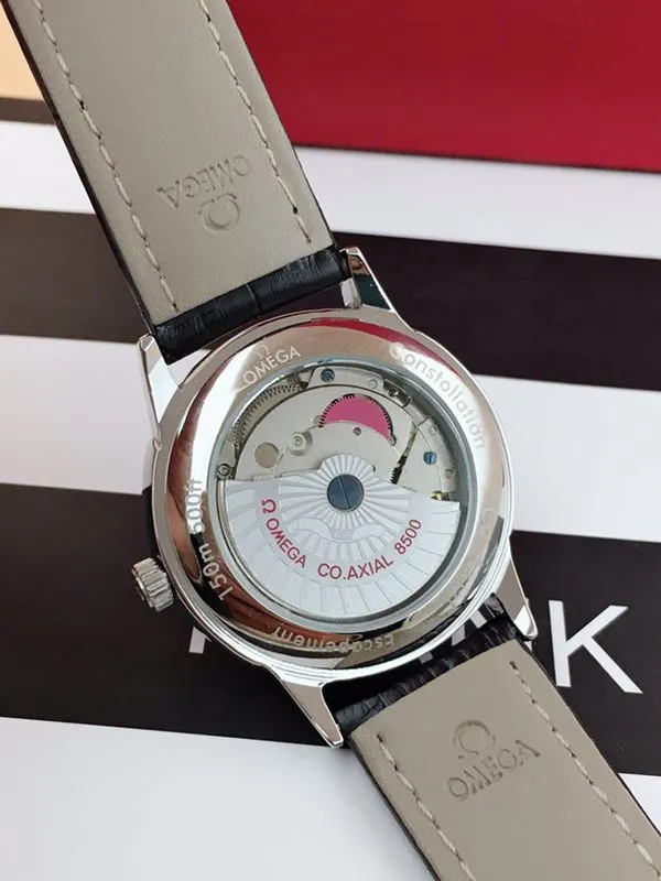 [Foreign Trade Import] 💰870 Omega men's automatic mechanical watch has a simple dial design, which is stable and fashionable. Automatic mechanical movement, stable quality and reliable travel time. Calfskin strap with classic pin buckle, wear-resistant and durable.