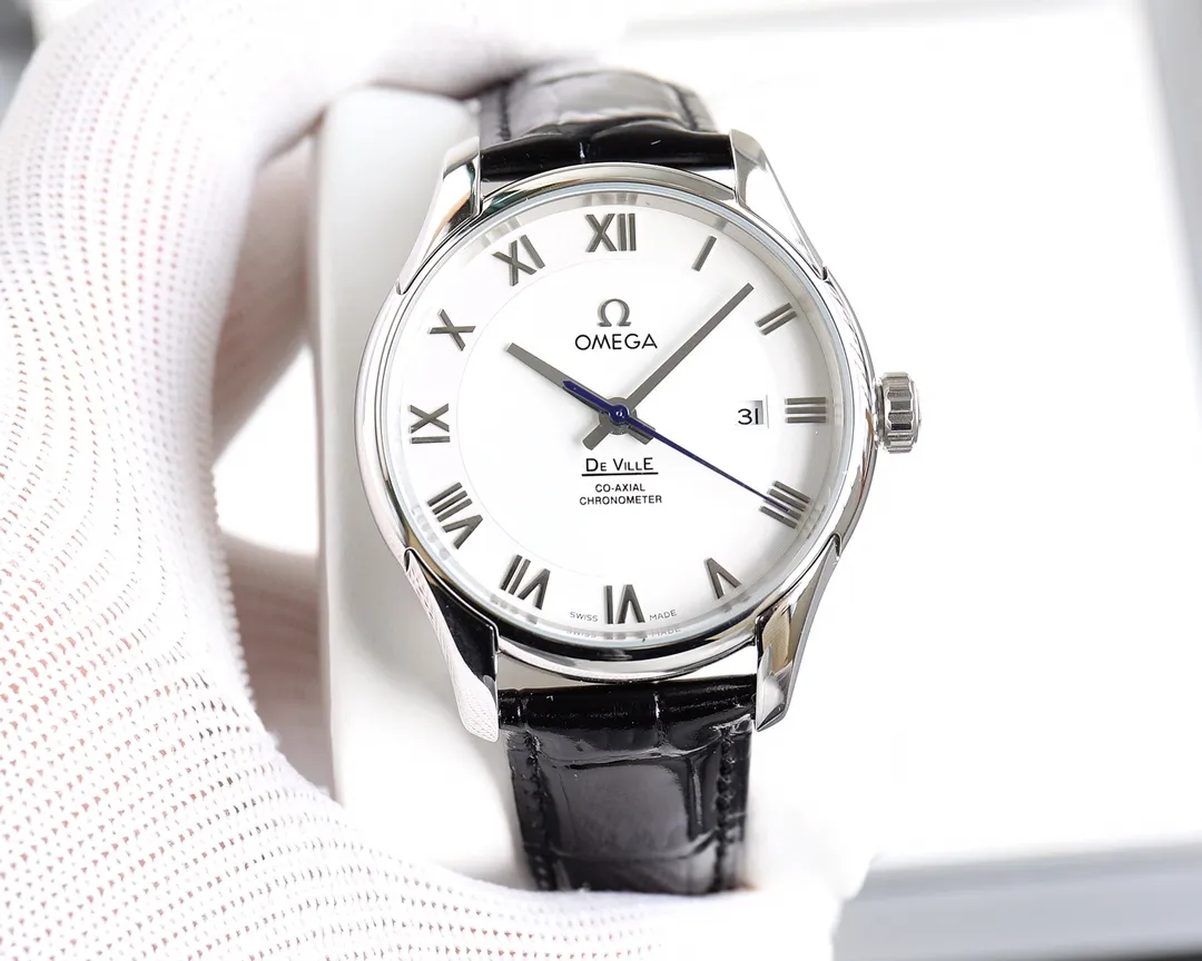 【High-end replica】💰1240! 【Customized all-in-one machine】💰1760! Omega De Ville series men's mechanical watch, a new upgraded version will arrive in 2023. The modified quality is exclusively customized with a special design of the 8500 movement splint. [Movement] Re-engraved and restored 8500 coaxial movement, with a see-through bottom showing the movement at a glance, perfectly presented. [Case] 316L stainless steel case, made with exclusive CNC technology, with arched wear-resistant super strong glass, clear text lines and well-proportioned checkering. Three degrees waterproof, watch diameter 41/11mm [Watch chain] Italian imported cowhide leather strap with original folding clasp or 316 stainless steel original clasp optional. The exclusive quality code is 83145368.