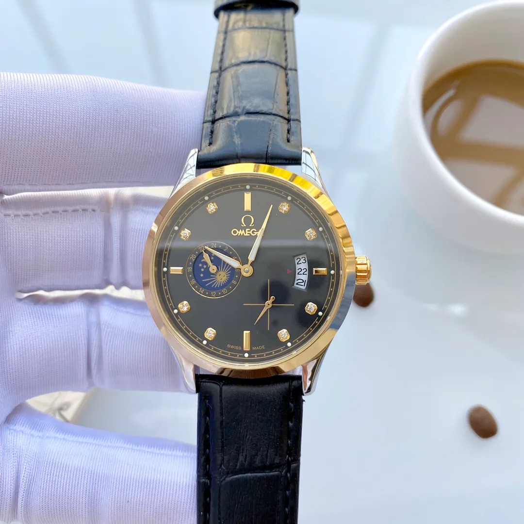 【Foreign trade import】💰1240! Omega (exquisite, wise work) values ​​quality Type: Exquisite men's watch (more excellent) Best design Strap: Genuine cowhide/316L stainless steel strap (more durable) Very popular Movement: Top mechanical movement (stable) Material: Mineral super strong mirror (wear-resistant) Real man's wise style Strong three-dimensional sense Special design Return with great reputation Size: 40mm diameter 12mm thick Smart launch! Welcome to reprint!