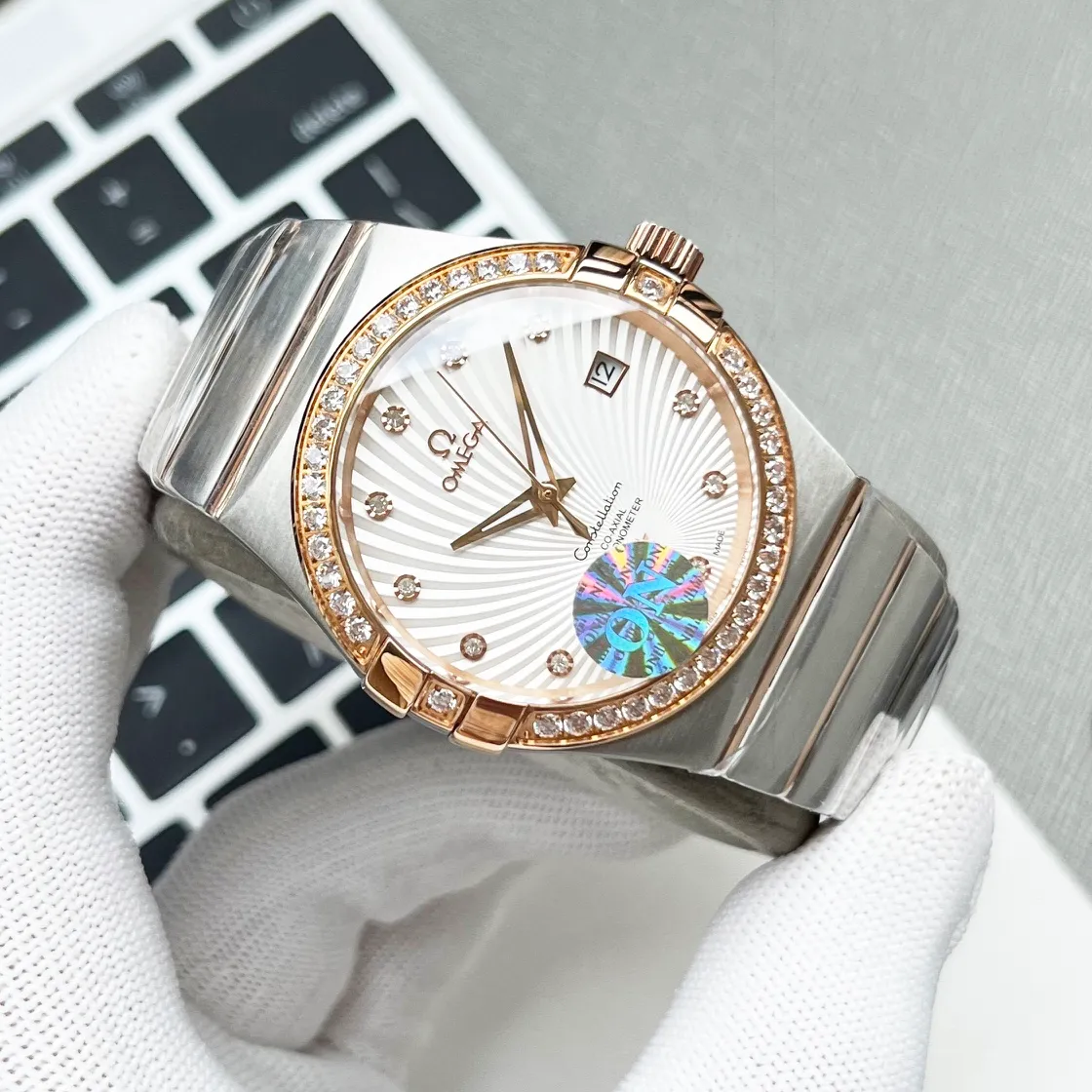 【High-end replica】💰1240! 【Customized all-in-one machine】💰1840! Omega constellation series, men's model is equipped with imported Japanese Citizen 8500 all-in-one mechanical movement... (zero repair) comparable to Swiss machine quality, 100 meters depth, super waterproof and luminous, sapphire glass back design, male size 38mmx11mm, the appearance is the same as the inside, unique! Create market-friendly prices! [Love][Fist][Fist][Handshake][Handshake] The picture was taken with a customized all-in-one machine!