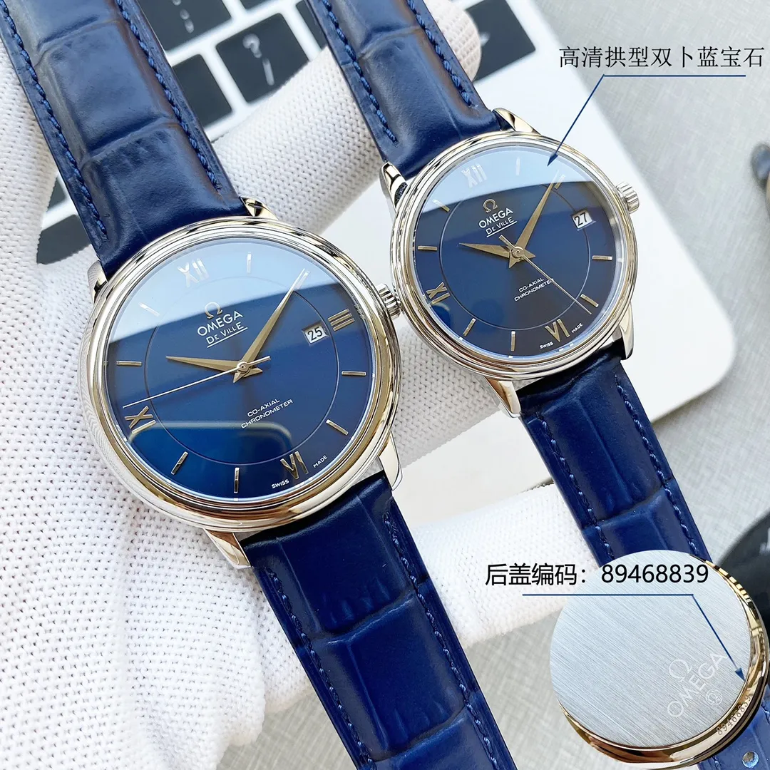 【High-end replica】💰1160! 【Customized all-in-one machine】💰1720! Omega-Diefei series-couples watch! Genuine mold opening, 👏The lettering is the same as the original product with sun pattern, the curved surface is upgraded to high-definition arched double sapphire glass (clearer display, anti-scratch) 👏The back of the steel belt is also synchronized with the original laser product batch number! It took 9 months to make many corrections and upgrades to create a 1:1 shell model, striving for perfection! The diameter of men's wear is 39.5mm, and the diameter of women's wear is 32.7mm👏! The style adopts the original Citizen 8215® movement, which vibrates 28,800 times per hour, and has zero repair quality. ✅The style is matched with Italian cowhide to make the wrist more comfortable and comfortable. 🗣The strap/buckle is engraved with the classic "OMEGA" logo, which is generous and classy. Real shot🔰Please pay attention to the details!