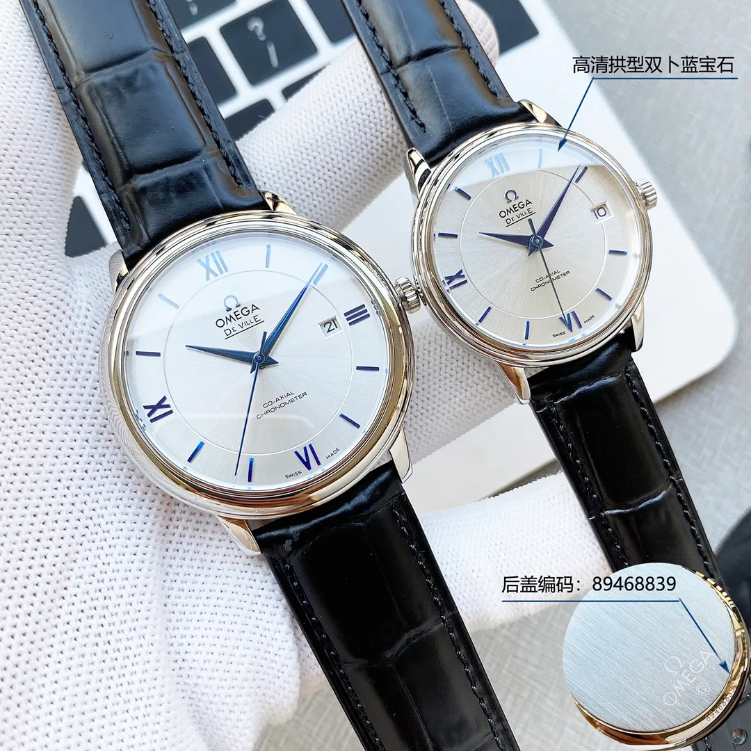 【High-end replica】💰1160! 【Customized all-in-one machine】💰1720! Omega-Diefei series-couples watch! Genuine mold opening, 👏The lettering is the same as the original product with sun pattern, the curved surface is upgraded to high-definition arched double sapphire glass (clearer display, anti-scratch) 👏The back of the steel belt is also synchronized with the original laser product batch number! It took 9 months to make many corrections and upgrades to create a 1:1 shell model, striving for perfection! The diameter of men's wear is 39.5mm, and the diameter of women's wear is 32.7mm👏! The style adopts the original Citizen 8215® movement, which vibrates 28,800 times per hour, and has zero repair quality. ✅The style is matched with Italian cowhide to make the wrist more comfortable and comfortable. 🗣The strap/buckle is engraved with the classic "OMEGA" logo, which is generous and classy. Real shot🔰Please pay attention to the details!