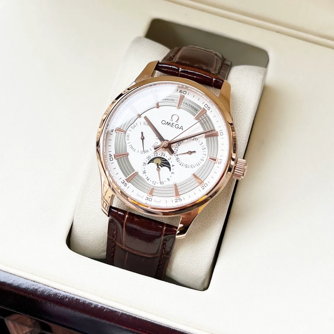 【Customized all-in-one machine】💰1720! Omega-Omega men's watch imported fully automatic Citizen 9015 all-in-one mechanical movement sapphire mirror 316L stainless steel case stainless steel strap/imported calfskin strap fashion design business casual size: diameter 40mm thickness 12mm