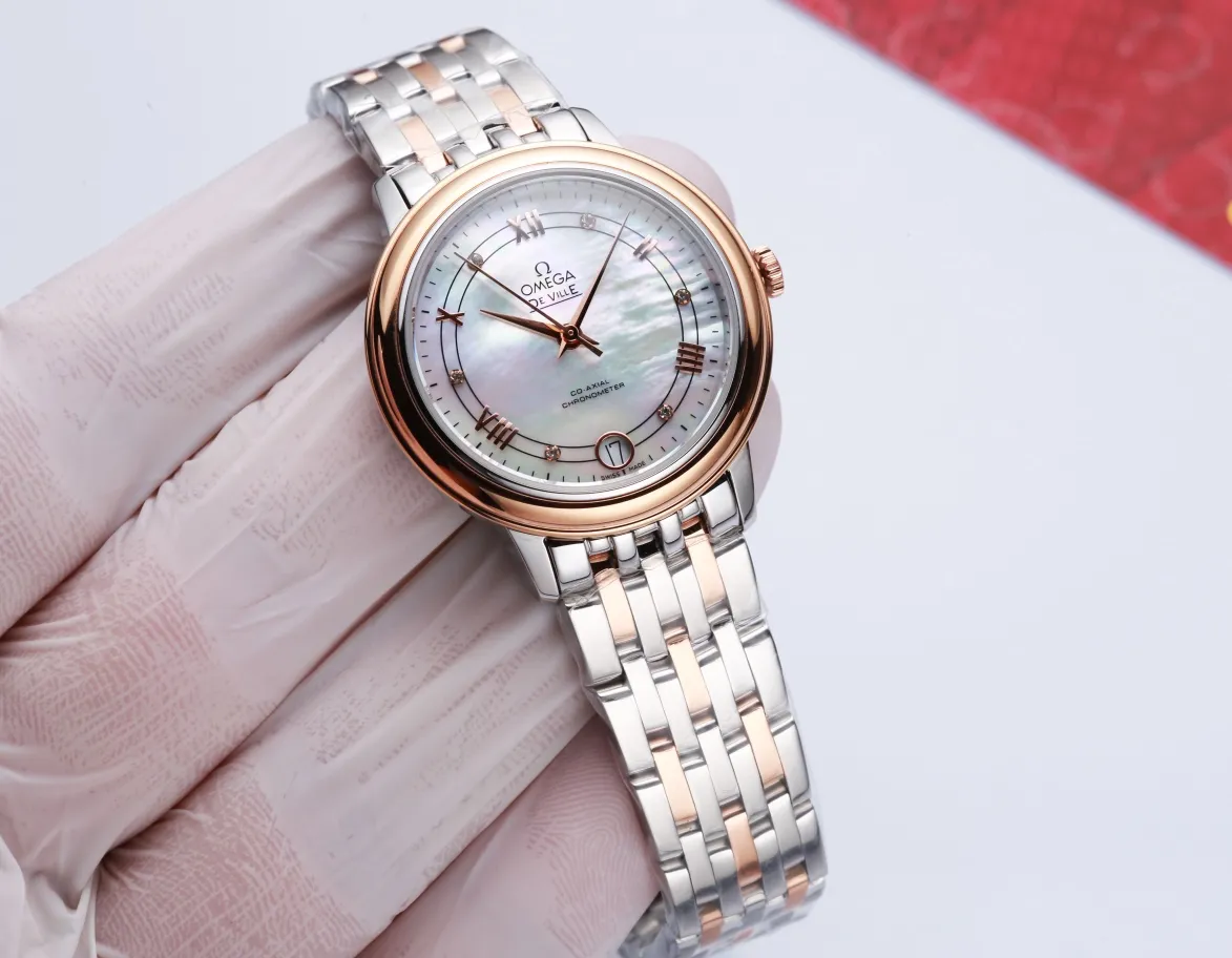 TW Taiwan factory 💰1900! Omega Butterfly Flying Saucer Series women's watch is produced in Taiwan factory: (This product has been strictly tested for waterproof pressure and is waterproof up to 200 meters🏊) ⚠️This model is shipped in the form of three codes in one. Returns and exchanges are all in three codes in one. Hope you understand!  Omega-OMEGA Deer Flying Butterfly Series Imported Swiss Quartz - Accurate Travel Time Swiss Quartz Women's Watch 316L Stainless Steel Perfect Texture Original Stretch Buckle (Same as Counter) Imported Double Sapphire Crystal Mirror (anti-scratch and wear-resistant) [Three Sizes in One] is the highest version on the market Women's size: 32.5mm thick 9mm (focus on original new machines) Focus is an attitude, produced by JH!