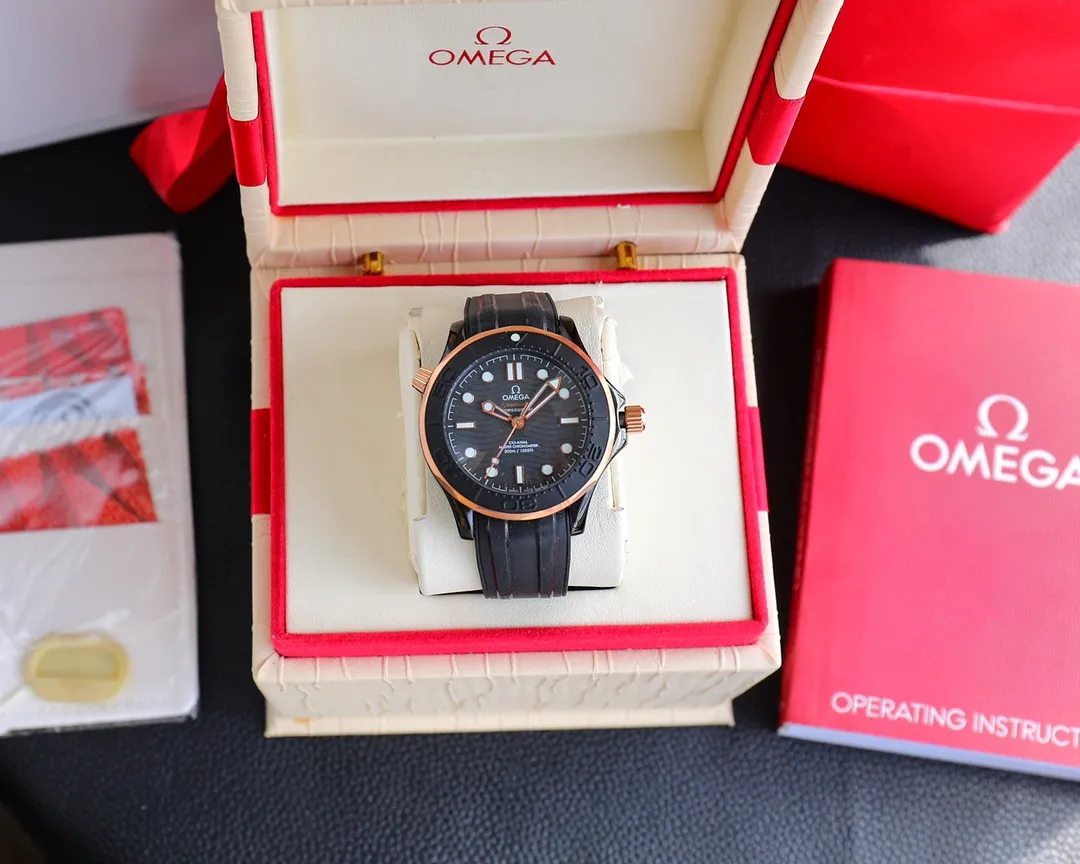 Brand: Omega Top Replica Seamaster 300 Meters Type: Men's Watch [Strong] Case: Top 316 Stainless Steel (High Quality Workmanship) Strap: Natural Rubber Movement: Brand New Original Citizen 8215 Movement (Stable Travel Time and Zero Repair) Glass: Advanced Strengthened Coated Mirror Size: Diameter 41mm