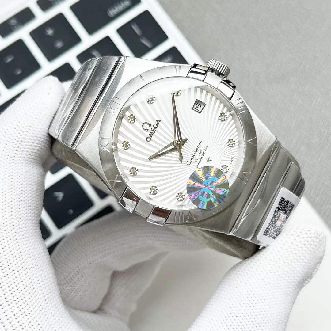 【High-end replica】💰1240! 【Customized all-in-one machine】💰1840! Omega constellation series, men's model is equipped with imported Japanese Citizen 8500 all-in-one mechanical movement... (zero repair) comparable to Swiss machine quality, 100 meters depth, super waterproof and luminous, sapphire glass back design, male size 38mmx11mm, the appearance is the same as the inside, unique! Create market-friendly prices! [Love][Fist][Fist][Handshake][Handshake] The picture was taken with a customized all-in-one machine!