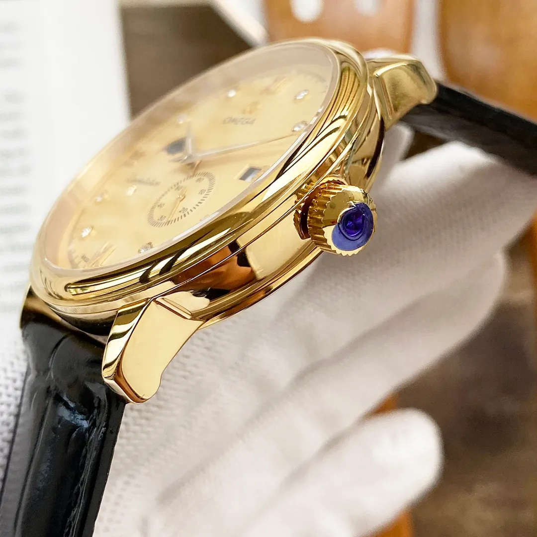 【Top replica】💰3300! The 2022 Omega Diefei series men's watches are coming [Heyha][Heyha], with unique 9⃣️ digits for the day and 🈷️ star function, 4⃣️ digits for independent small seconds, equipped with the original imported cal.8219 fully automatic mechanical movement, zero-repair and accurate travel time, made of 316 top-grade pure stainless steel, and cut-resistant sapphire glass mirror! Imported Italian 🇮🇹 cowhide, deeply waterproof 🏊40mm in diameter. Stylish and elegant, absolutely exquisite, [strong] Wearing it will add a noble temperament invisibly. It is the first choice for successful people and is worth owning. [Celebrate][Celebrate] Welcome to buy [Turn around][Turn around]