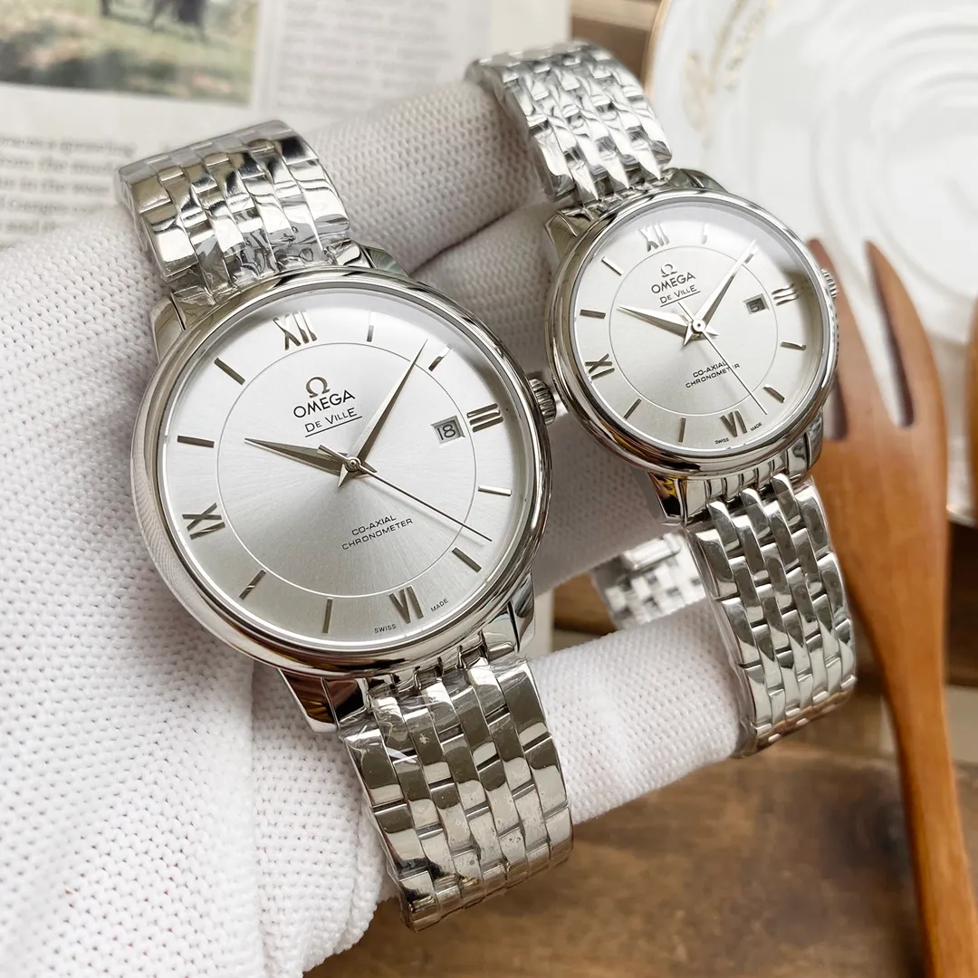 [High-end replica] 💰1160 each! Omega Die Fei series (1:1 replica) [Type]: Couple's watch [Strap]: 316 stainless steel strap [Movement]: Fully automatic imported Citizen 8215 mechanical movement [Mirror] Sapphire glass (never scratched) Elegant taste Vast and majestic Ingenuity A treasure for couples' wrists Size: Male diameter 40mm Female diameter 32mm thick 9mm Hot sale on the market! Welcome to reprint!