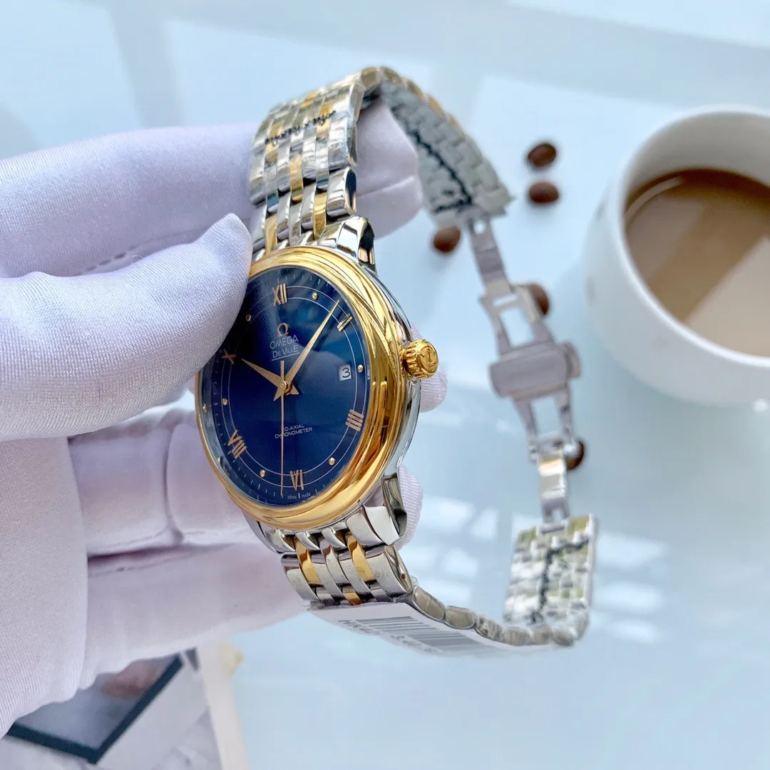 【Foreign Trade Import】💰1280 each! Omega-Diefei (sincere and elegant, noble hand in hand)🏆🏆[Latest style! ] Type: Exquisite couple watch 🔥🔥 Strap: Genuine cowhide & 316 stainless steel strap ⌚ Movement: Japanese mechanical movement (precise travel time) Material: Sapphire crystal mirror (scratch-resistant) Timeless 💕True love is priceless 💕Harmonious beauty is immortal 💕Witness the memory of love💕 Size: Male diameter 40mm, thickness 11mm, female diameter 31mm, thickness 10mm. Coming hand in hand! 🦋Welcome to reprint!