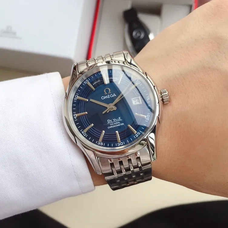 【High-end replica】💰1240! 【Customized all-in-one machine】💰1900! OMEGA - OMEGA🎉 Men's watch, fully automatic mechanical movement, 316L stainless steel case, sapphire mirror, genuine cowhide strap/stainless steel strap, diameter 40mm, thickness 11mm, real shot, achieving eternity. The De Ville series has always been a representative of elegance and precision. This Omega De Ville watch, model 431.33.41.121.03.001, has won the hearts of the people with its high quality, fashionable and elegant appearance.