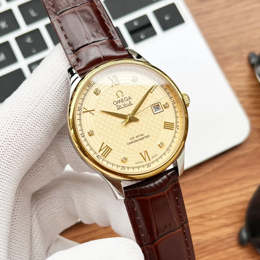 【High-end replica】💰1300! Omega-OMEGA Type: [Cool] Men's Watch Case: 316 fine steel (high quality workmanship) Strap: Imported calfskin/316 fine steel (two options available) Movement: Advanced customized fully automatic mechanical movement (stable travel time) Glass: Advanced strengthened coated mirror Size: diameter 40mm, thickness 13mm