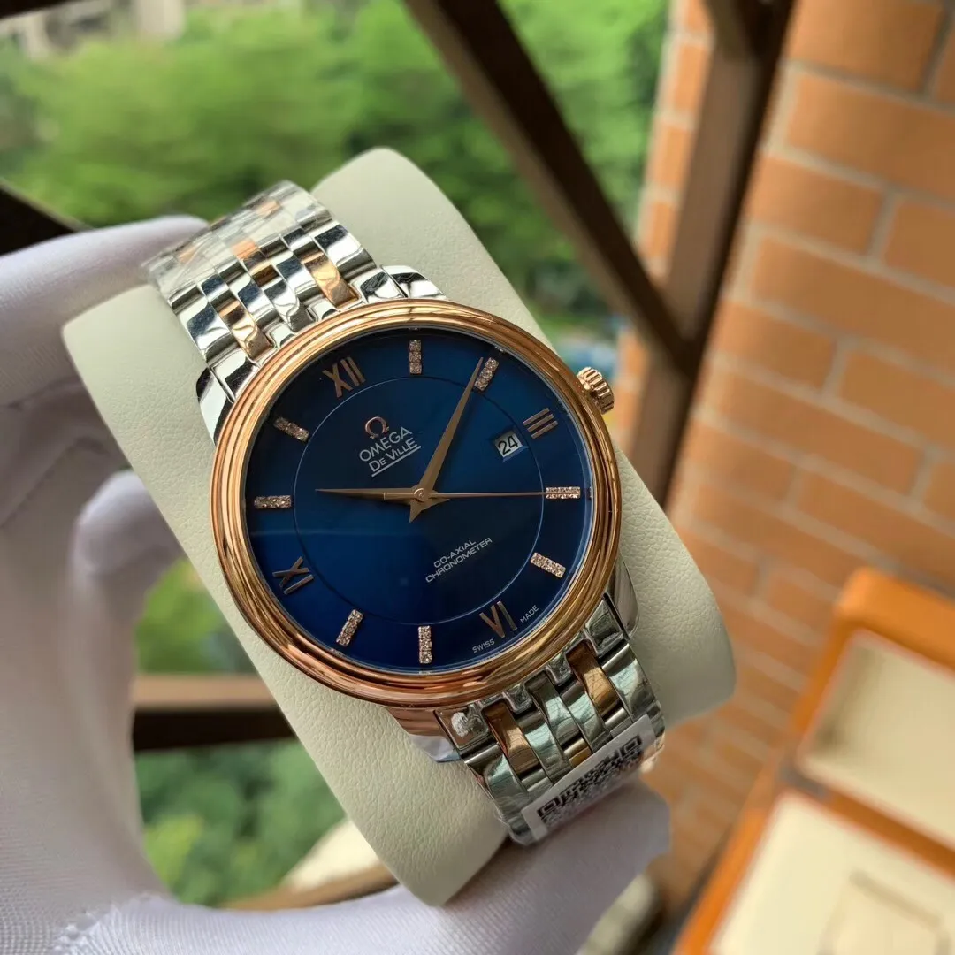 【Foreign trade import】💰1280! OMEGA-OMEGA‼ ️One-to-one replica of the classic De Ville series men's mechanical watch. Exclusive original embossed solid bottom. It took several months to strive for excellence. Equipped with zero repairs💯 Brand new Citizen mechanical movement imported from Japan. 316L stainless steel case with CNC top polishing technology. Stainless steel bracelet. Standard Mohs scratch-resistant sapphire glass [Rose][Rose][Rose] Size: 38/11.5mm 🔥Top quality products continue to be produced🔥