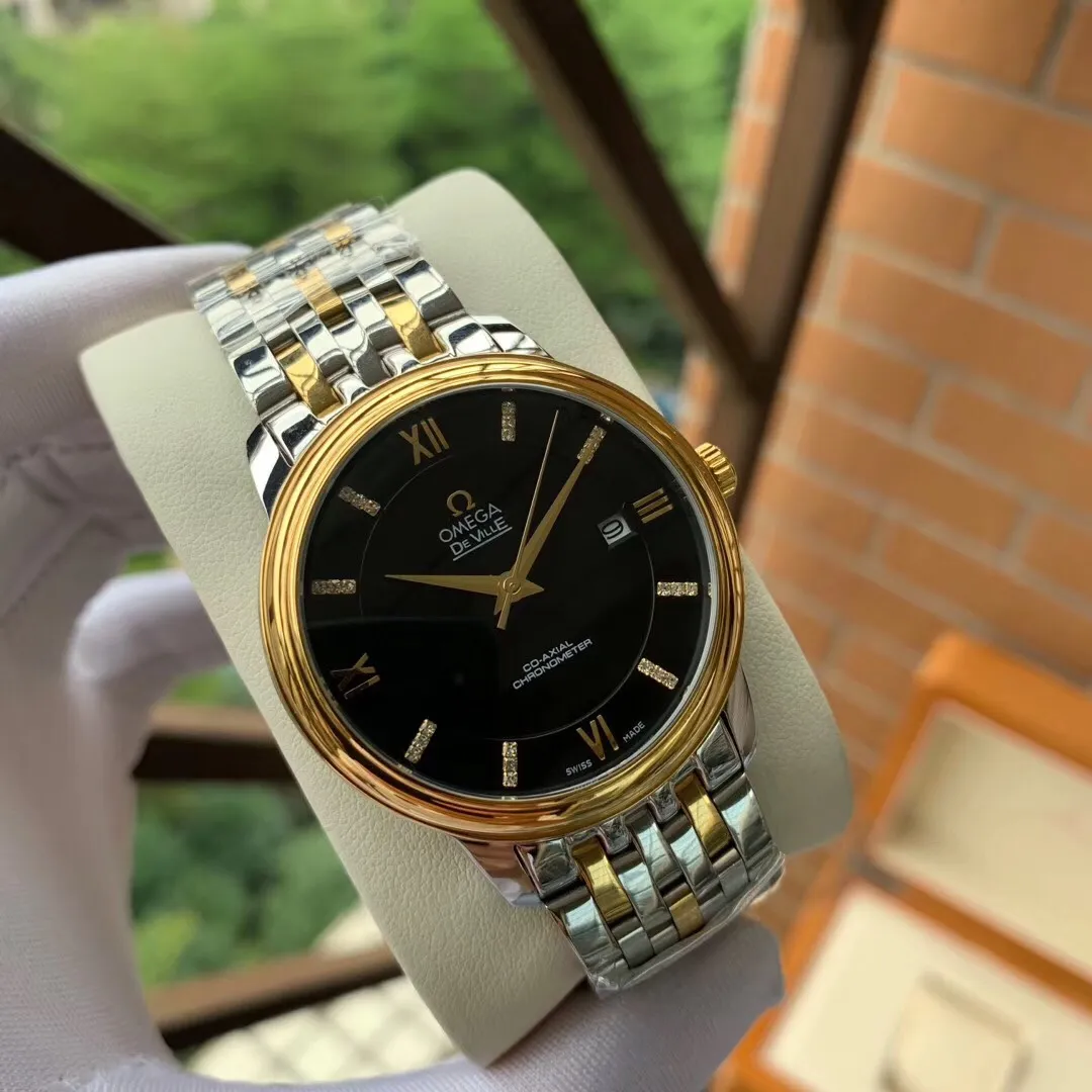 【Foreign trade import】💰1280! OMEGA-OMEGA‼ ️One-to-one replica of the classic De Ville series men's mechanical watch. Exclusive original embossed solid bottom. It took several months to strive for excellence. Equipped with zero repairs💯 Brand new Citizen mechanical movement imported from Japan. 316L stainless steel case with CNC top polishing technology. Stainless steel bracelet. Standard Mohs scratch-resistant sapphire glass [Rose][Rose][Rose] Size: 38/11.5mm 🔥Top quality products continue to be produced🔥