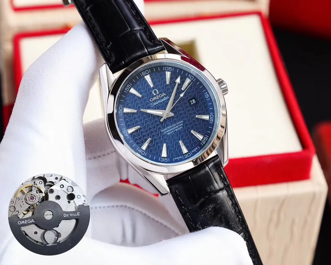 [Foreign trade import] 💰1960 Omega - a new upgraded version 🎈Seamaster Aqua Terra series 150-meter watch with exquisite original synchronous movement deck rotor for perfect interpretation [Movement] The manufacturer exclusively strives to create the original detailed synchronous movement deck, with mature technology, fine workmanship, professional matching and zero repair. The new Citizen automatic mechanical movement 8215 is batch corrected, accurate travel time, long-lasting, and perfectly close to the original [Case] 316L stainless steel case Production technology of top manufacturers, pursuit of perfection in details, beautiful shell curvature, original consistent 41.5mm diameter, curved dial, deep waterproof, scratch-resistant sapphire glass mirror, suitable for diving and swimming🏊🏻 [Bracelet] Made of 316L stainless steel bracelet, each piece is carefully polished and polished, with an original folding buckle of the same material. The details are synchronized with the original Italian cowhide leather original buckle!    🔥Top quality products with constant quality🔥