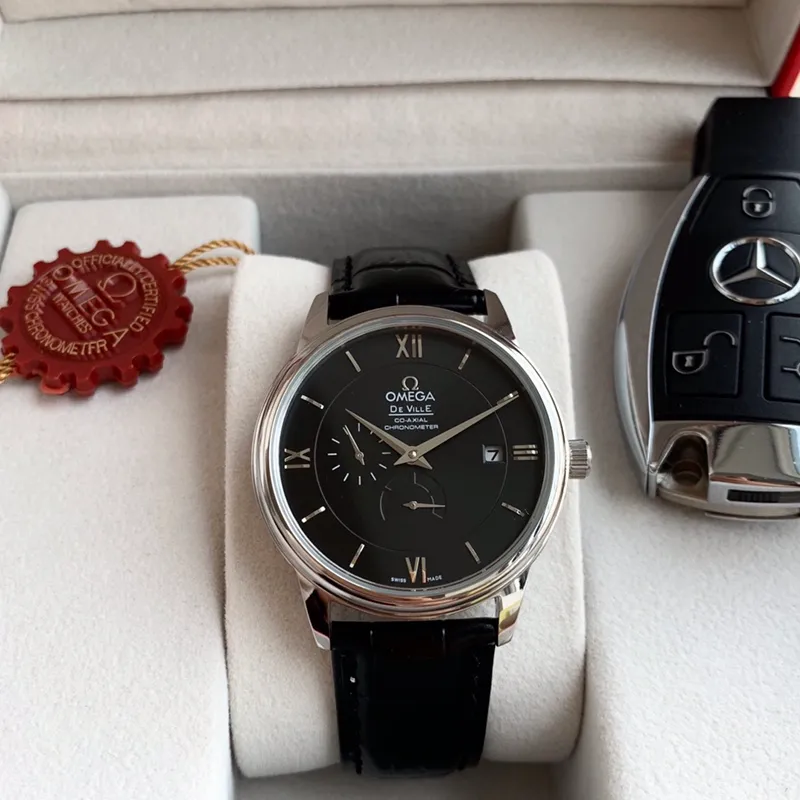【Foreign trade import】💰970! OMEGA - OMEGA🎉 Men's watch, fully automatic mechanical movement, 316L stainless steel case, mineral glass mirror, genuine cowhide leather strap/stainless steel strap, 39mm diameter and 11mm thick, achieve eternity, appreciate the Omega Master watch.