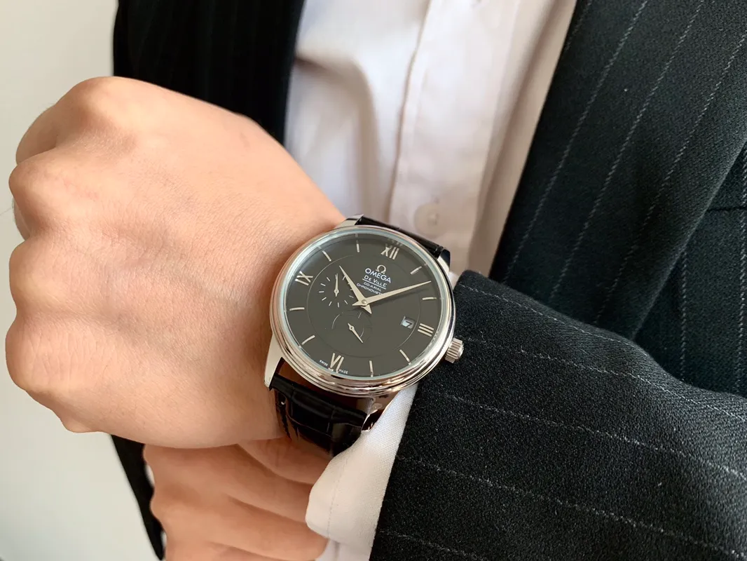 【Foreign trade import】💰970! OMEGA - OMEGA🎉 Men's watch, fully automatic mechanical movement, 316L stainless steel case, mineral glass mirror, genuine cowhide leather strap/stainless steel strap, 39mm diameter and 11mm thick, achieve eternity, appreciate the Omega Master watch.