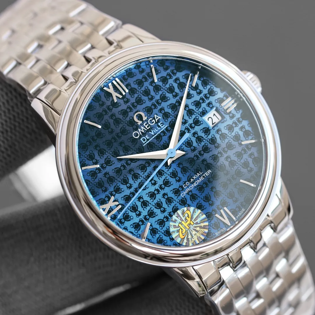TW Taiwan Factory💰1720! Omega butterfly series watch. The elegant and slim appearance, combined with the simple and elegant design, captures every detail and perfectly interprets the classic charm of the original elegant business. [Details of the masterpiece] The size of the watch is 39.5 mm x 10 mm. The literal scales and hands all inherit the original craftsmanship. They are first polished and then rhodium-plated to ensure permanent luster and amazing temperament. [Details of the masterpiece] The Omega resistor LOGO on the plate is well-curved, and the edges are chamfered naturally. It seems small and exquisite, not worth mentioning, but in fact the craftsmanship is complicated and contains a lot of things. [Innovative move] Using the super stable Japanese 9015 movement, it truly achieves zero repairs. ⚠️Please look for exclusive quality