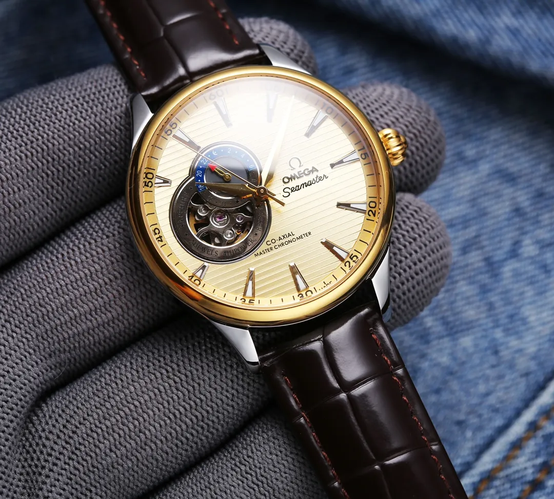 【Customized all-in-one machine】💰1920! Omega - Omega, men's watch, equipped with fully automatic 9015 all-in-one mechanical movement imported from Japan, 9-digit flywheel design, 10-digit 24-hour hour, super luminous effect... 42/12mm diameter, equipped with stainless steel case (finely polished), steel belt/belt optional, wear-resistant and scratch-resistant sapphire mirror! Perfect workmanship interprets the essence of classics, simple and elegant, a must-choice for male idols! (Focus on original new machines) Don’t forget the original intention ~, JH...!