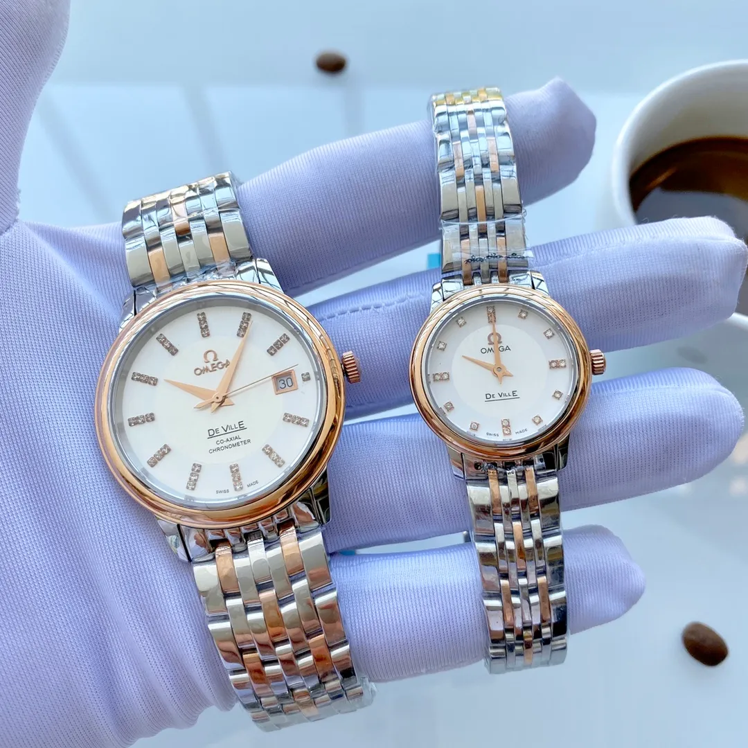[Foreign trade import] 💰840 each The strongest classic in 2020 - the strongest quality 🎉 Couple's watch 🔥🔥 continues the legendary success! Good quality is visible—[Swiss quartz movement] Brand: Omega (sincere and elegant, noble hand in hand)🏆🏆[Latest style! ] Type: Exquisite couple watch🔥🔥[Super waterproof] Strap: Made of 316L stainless steel strap⌚️ (high-quality workmanship) Movement: Swiss quartz movement (accurate) [originally imported] Material: sapphire crystal mirror (anti-scratch) Timeless 💕True love is priceless 💕Harmonious beauty is immortal 💕Witness the memory of love💕 Size: Male diameter 38mm, thickness 10mm, female diameter 27mm, thickness 9mm, coming hand in hand! 🦋Welcome to reprint!