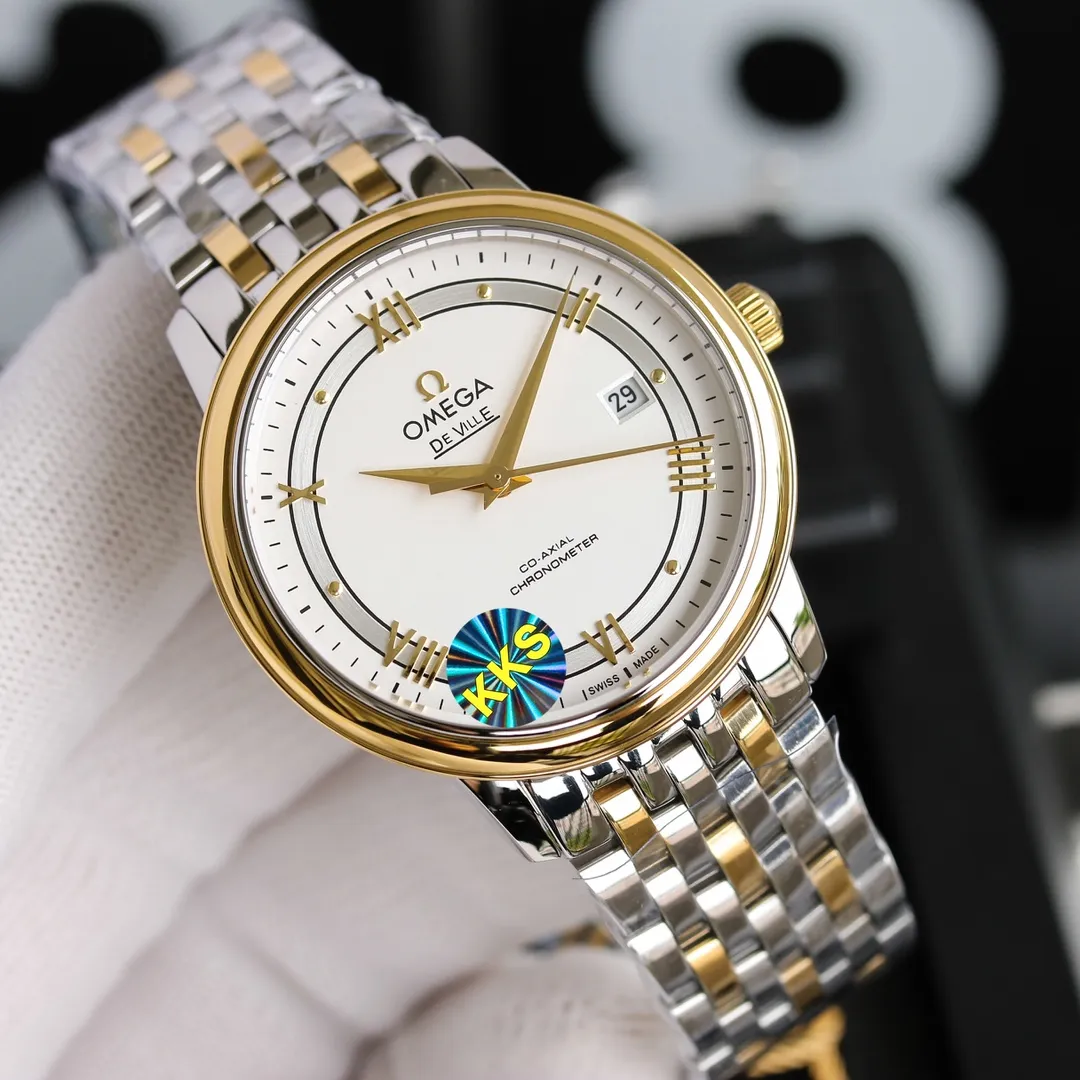 Taiwan factory 💰1720! Top replica 💰2700! Omega De Ville series men's mechanical watch, the new upgraded version will arrive in 2024. The modified quality is exclusively customized for the 8800 movement. Special design [Movement] Dedicated and made 0️⃣Reworked, replica Omega 8800 genuine movement, dual-calendar automatic mechanical movement. Synchronized original bottom design, clearly witnessing the original appearance of the high-performance and precise movement, the 316 stainless steel movement inner cover is truly repaired both internally and externally. [Case] 316L stainless steel case, made by exclusive CNC process, with arched wear-resistant super-hard sapphire scratch-proof glass, clear text lines and well-proportioned checkered pattern, three-level waterproof, safe for swimming🏊, watch diameter 41/11mm [Bracelet] Italian imported cowhide crocodile pattern strap with original folding buckle or 316 stainless steel original buckle optional