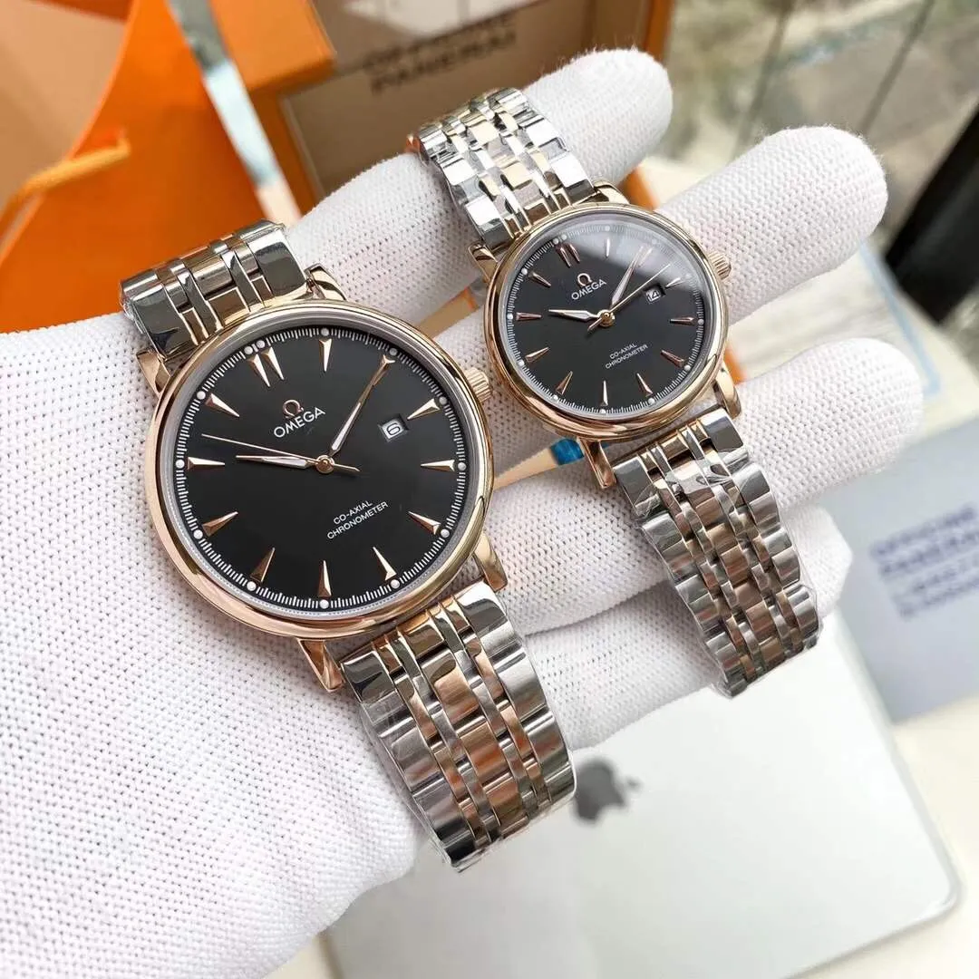 【Foreign Trade Import】💰760 each! OMEGA-OMEGA‼ ️The latest couple model, original imported quartz machine, 316L stainless steel case, mineral super strong glass mirror, imported genuine cowhide leather strap/stainless steel strap, male diameter 40mm, female version 30mm diameter, 8mm thick, simple and fashionable, classic best-selling, taken in kind, the quality is the same! ! ! 🔥Top quality products with constant quality🔥