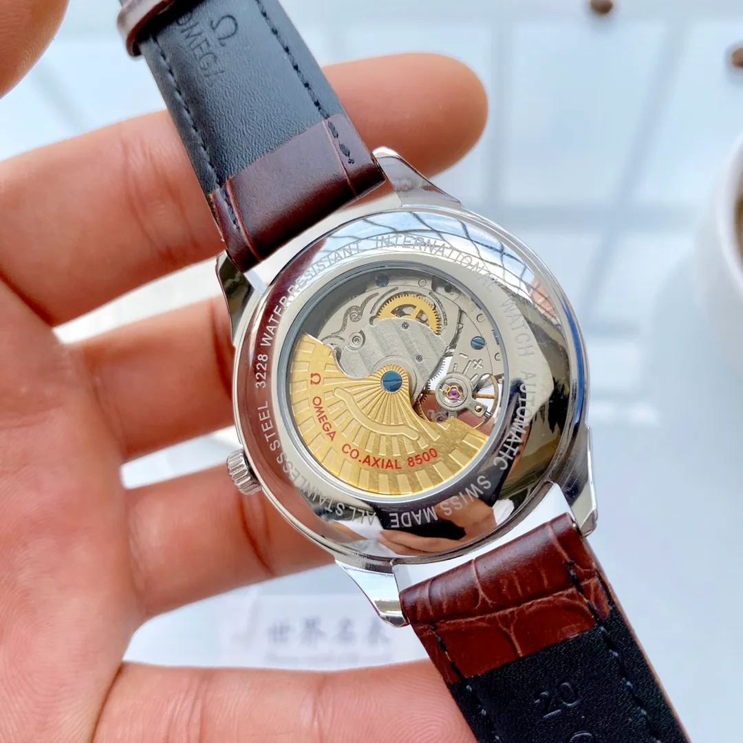 【Foreign trade import】💰1180! Omega (Excellent, Exquisite, Intelligent Work) Values ​​Quality Type: Exquisite Men's Watch (More Excellent) Best Design Strap: Genuine Leather Strap (More Durable) Popular Movement: Top Mechanical Movement (Stable) Material: Mineral Super Mirror (Wear-Resistant) Genuine Man Smart Style Strong Three-Dimensional Special Design Returning with a Reputation Size: 40mm in Diameter and 12mm in Thickness Smart Launch! Welcome to reprint!