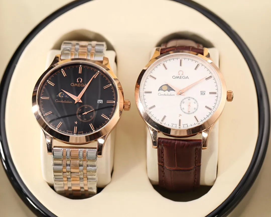 【Foreign trade import】💰1300! Omega (top quality, outstanding debut) 🎉🎉 [Type]: Fine men's watch (top grade) exquisite [Strap]: Genuine cowhide & 316L stainless steel strap (durable) [Movement]: Top Swiss 2836 movement (stable) [Material]: Mineral super strong mirror (wear-resistant) Exquisite quality Generous style Excellent temperament Wisdom and exclusivity [Size]: 40mm in diameter and 12mm in thickness Hot sale on the market! Welcome to reprint!