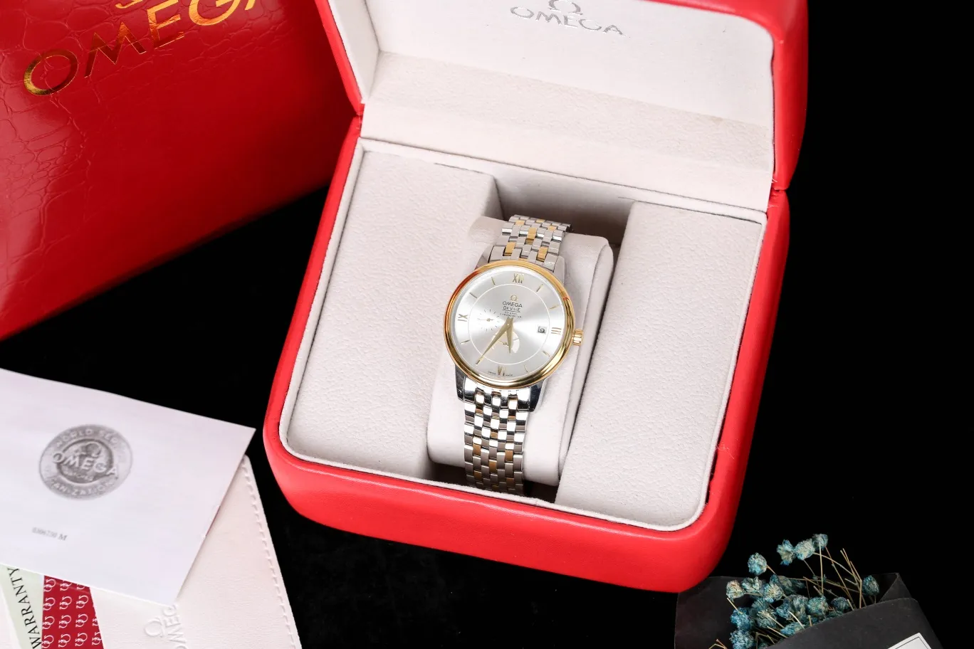 【Foreign trade import】💰1160! Omega - OMEGA classic butterfly handsome four-pin multi-function ⌚️6 o'clock power display, 9 o'clock small seconds function, fine men's watch, noble and elegant~gentleman style, high-end mineral scratch-resistant mirror glass, equipped with 316L stainless steel case, stainless steel strap, fully automatic imported mechanical movement Size: 40mm × 11mm The pinnacle of the watch💥beyond the ordinary, crafted with exquisite craftsmanship! Come and order now🍷