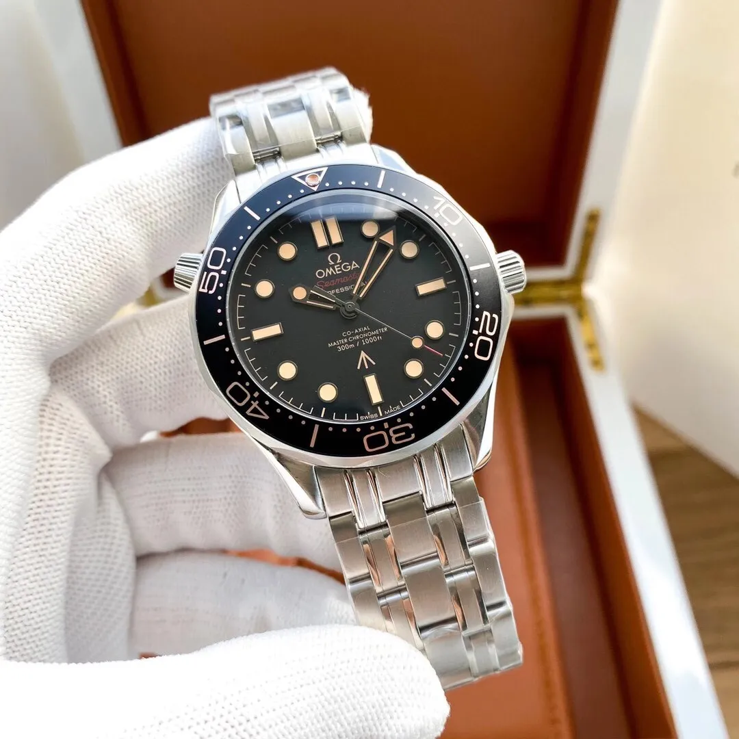 【Foreign trade import】💰1280! OMEGA -Omega SEAMASTER Seamaster Series New 300m 300m Coaxial·Zhizhen Diameter 42mm 42mm Diving Watch. 316L stainless steel, original case, original three-dimensional hour markers, super luminous, original buckle, equipped with 8800 see-through fully automatic mechanical movement. Hot-selling items🔥 Top quality products are constantly coming🔥