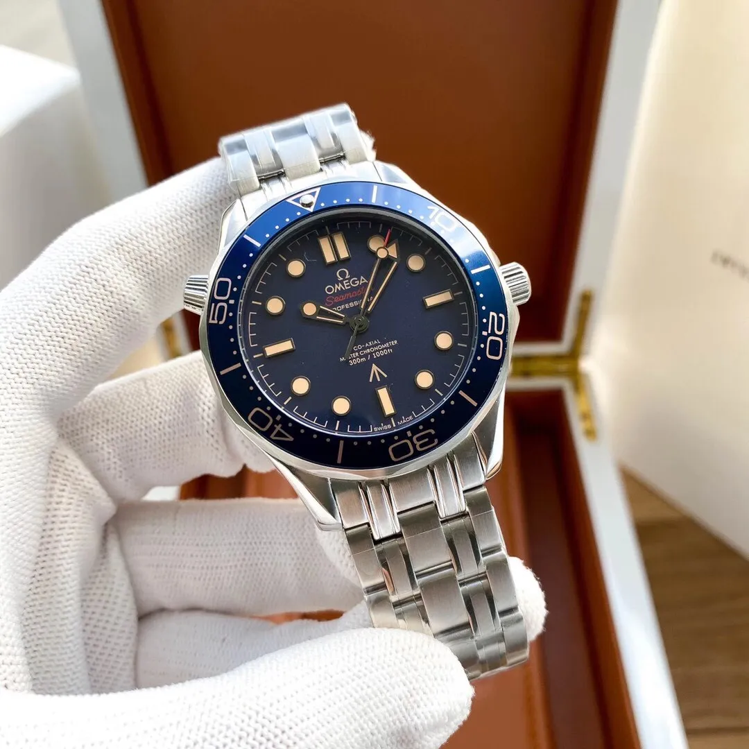【Foreign trade import】💰1280! OMEGA -Omega SEAMASTER Seamaster Series New 300m 300m Coaxial·Zhizhen Diameter 42mm 42mm Diving Watch. 316L stainless steel, original case, original three-dimensional hour markers, super luminous, original buckle, equipped with 8800 see-through fully automatic mechanical movement. Hot-selling items🔥 Top quality products are constantly coming🔥
