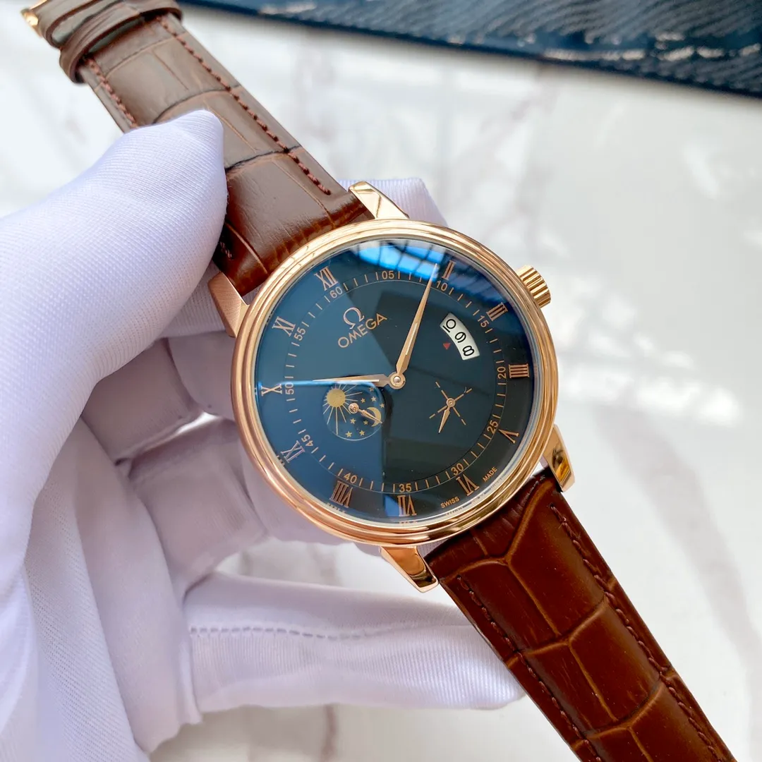 【Foreign trade import】💰1340! Omega's first choice for men's business is the small seconds model - the latest debut! Stars & 3-digit calendar - Good products are waiting for you to appreciate - - 🎈🎈Classic shell case, leading sales🎈🎈 [Brand]: Omega (top quality, outstanding debut) 🎉🎉 [Type]: boutique men's watch (top) exquisite quality [strap]: genuine cowhide/316L stainless steel strap (durable) [Movement]: top mechanical movement (stable) [Material]: Mineral super mirror (wear-resistant) Exquisite quality Generous style Excellent temperament Wisdom and exclusivity [Size]: Diameter 42mm, thickness 12mm Hot sale on the market! Welcome to reprint!
