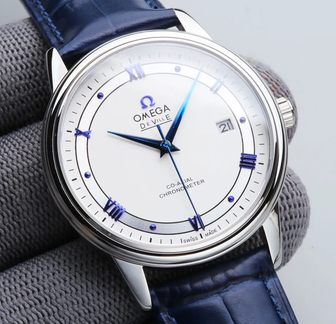 High-end replica 💰1160! TW Taiwan Factory💰1720! Omega Omega De Ville Series De VILLE Case: 316L stainless steel Strap: 316L stainless steel Glass: Double sapphire glass Movement: Original Citizen automatic mechanical 8215 movement, accurate, stable and durable Diameter: 39.5mm. Waterproof: 3ATM (focus on original new machines) Focus is an attitude...!