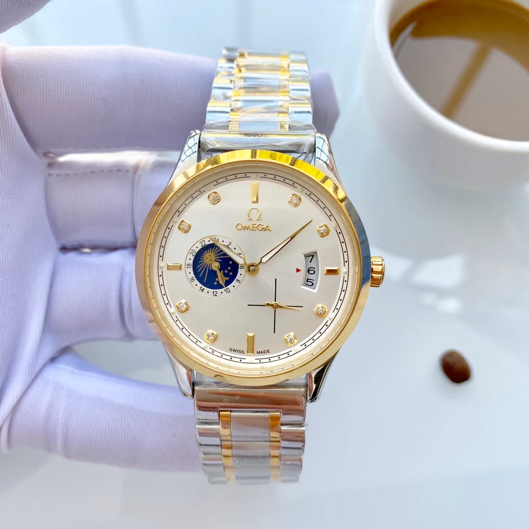 【Foreign trade import】💰1240! Omega (exquisite, wise work) values ​​quality Type: Exquisite men's watch (more excellent) Best design Strap: Genuine cowhide/316L stainless steel strap (more durable) Very popular Movement: Top mechanical movement (stable) Material: Mineral super strong mirror (wear-resistant) Real man's wise style Strong three-dimensional sense Special design Return with great reputation Size: 40mm diameter 12mm thick Smart launch! Welcome to reprint!
