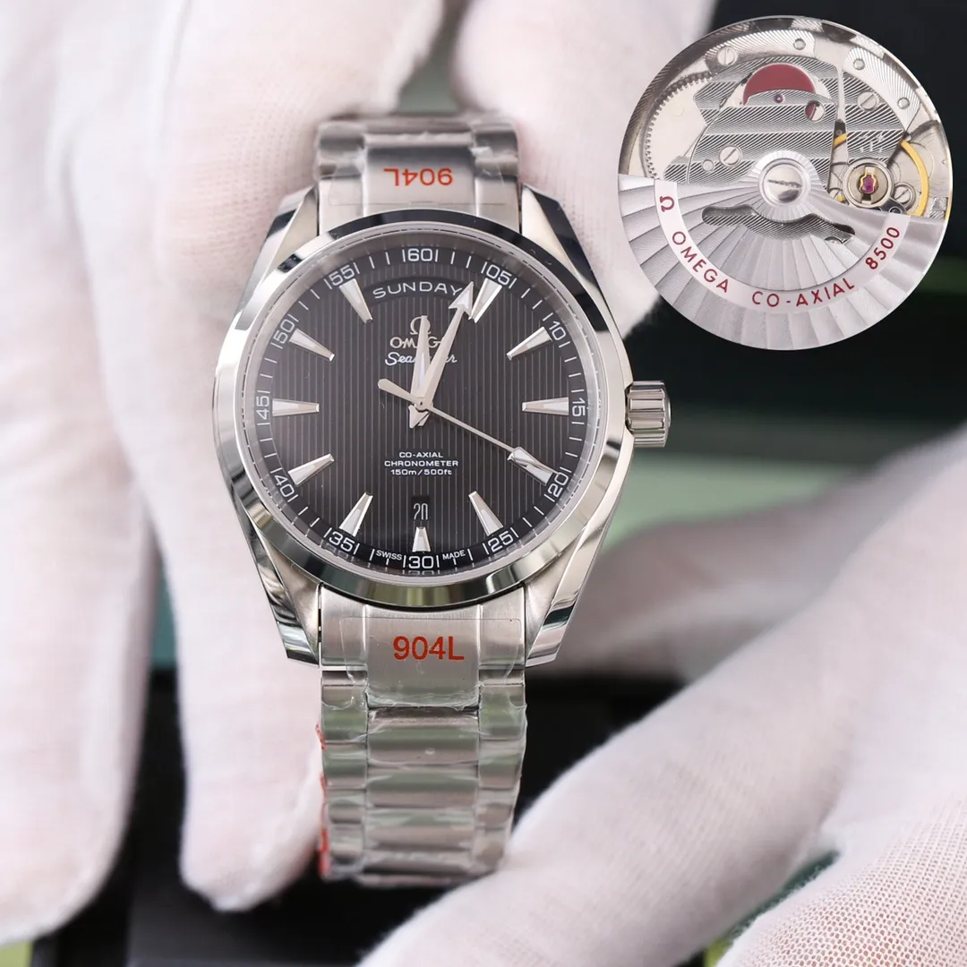 【Foreign trade import】💰1420! OMEGA-Omega‼ ️ SEAMASTER seahorse series AQUA TEERA231.20.42.22.06.001 watch diameter 41.5mm 41.5mm diving watch. 316L stainless steel original case (big factory case) original three-dimensional hour ding with super luminous original buckle equipped with Seagull movement modified 8500 see-through fully automatic mechanical movement. Hot selling items [strong] welcome to reprint!