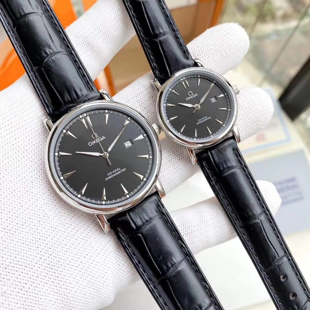 【Foreign Trade Import】💰760 each! OMEGA-OMEGA‼ ️The latest couple model, original imported quartz machine, 316L stainless steel case, mineral super strong glass mirror, imported genuine cowhide leather strap/stainless steel strap, male diameter 40mm, female version 30mm diameter, 8mm thick, simple and fashionable, classic best-selling, taken in kind, the quality is the same! ! ! 🔥Top quality products with constant quality🔥