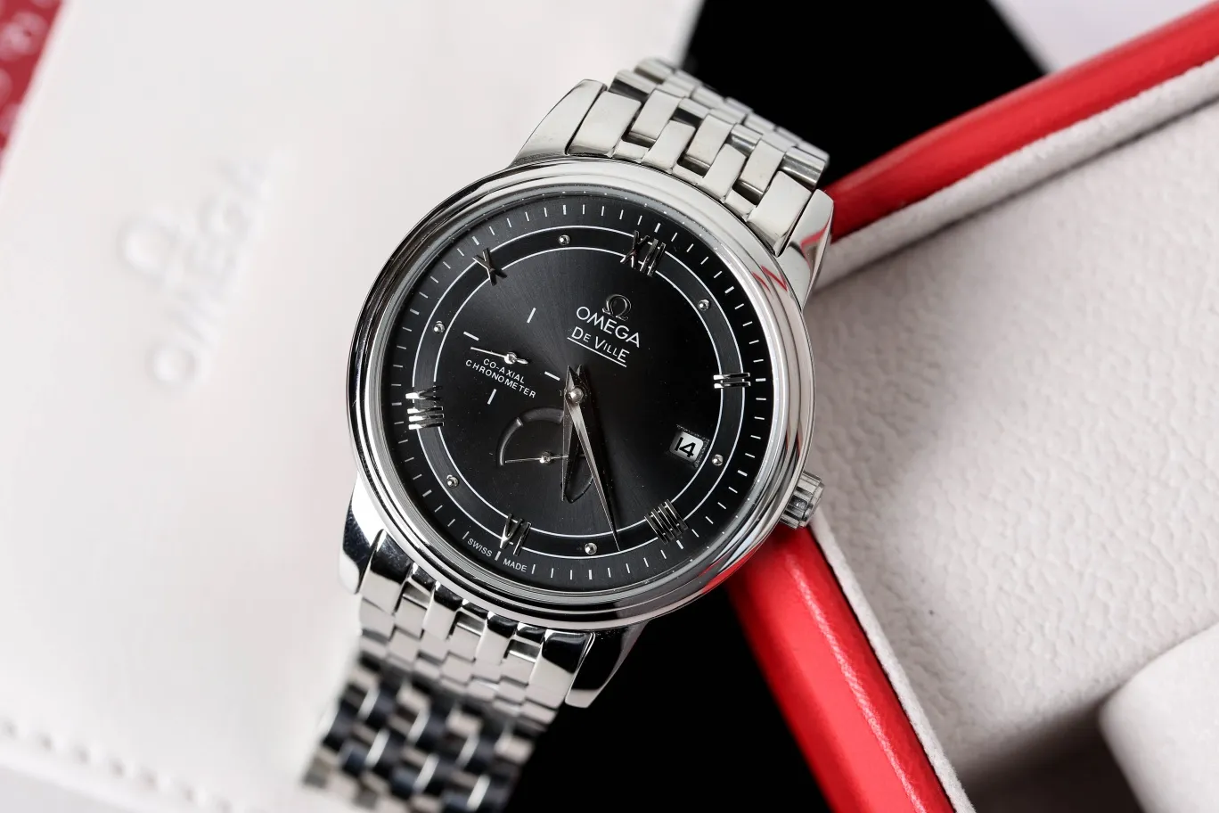 【High-end replica】💰1040! Omega - OMEGA classic butterfly handsome four-pin multi-function ⌚️6 o'clock power display, 9 o'clock small seconds function, fine men's watch, noble and elegant~gentleman style, high-end mineral scratch-resistant mirror glass, equipped with 316L stainless steel case, stainless steel strap, fully automatic imported mechanical movement Size: 40mm × 11mm The pinnacle of the watch💥beyond the ordinary, crafted with exquisite craftsmanship! Come and order now🍷