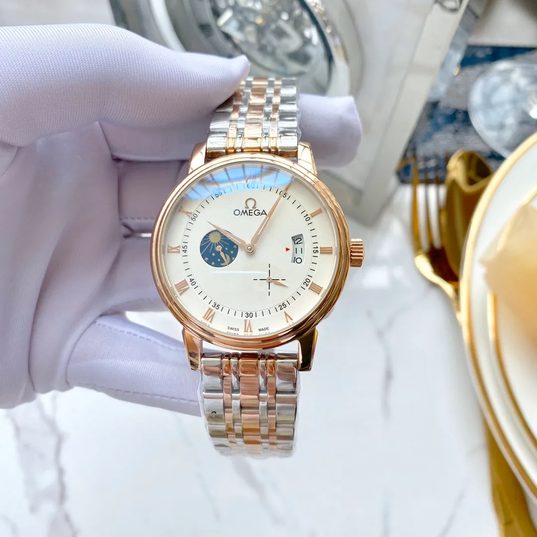 【Foreign trade import】💰1340! Omega's first choice for men's business is the small seconds model - the latest debut! Stars & 3-digit calendar - Good products are waiting for you to appreciate - - 🎈🎈Classic shell case, leading sales🎈🎈 [Brand]: Omega (top quality, outstanding debut) 🎉🎉 [Type]: boutique men's watch (top) exquisite quality [strap]: genuine cowhide/316L stainless steel strap (durable) [Movement]: top mechanical movement (stable) [Material]: Mineral super mirror (wear-resistant) Exquisite quality Generous style Excellent temperament Wisdom and exclusivity [Size]: Diameter 42mm, thickness 12mm Hot sale on the market! Welcome to reprint!